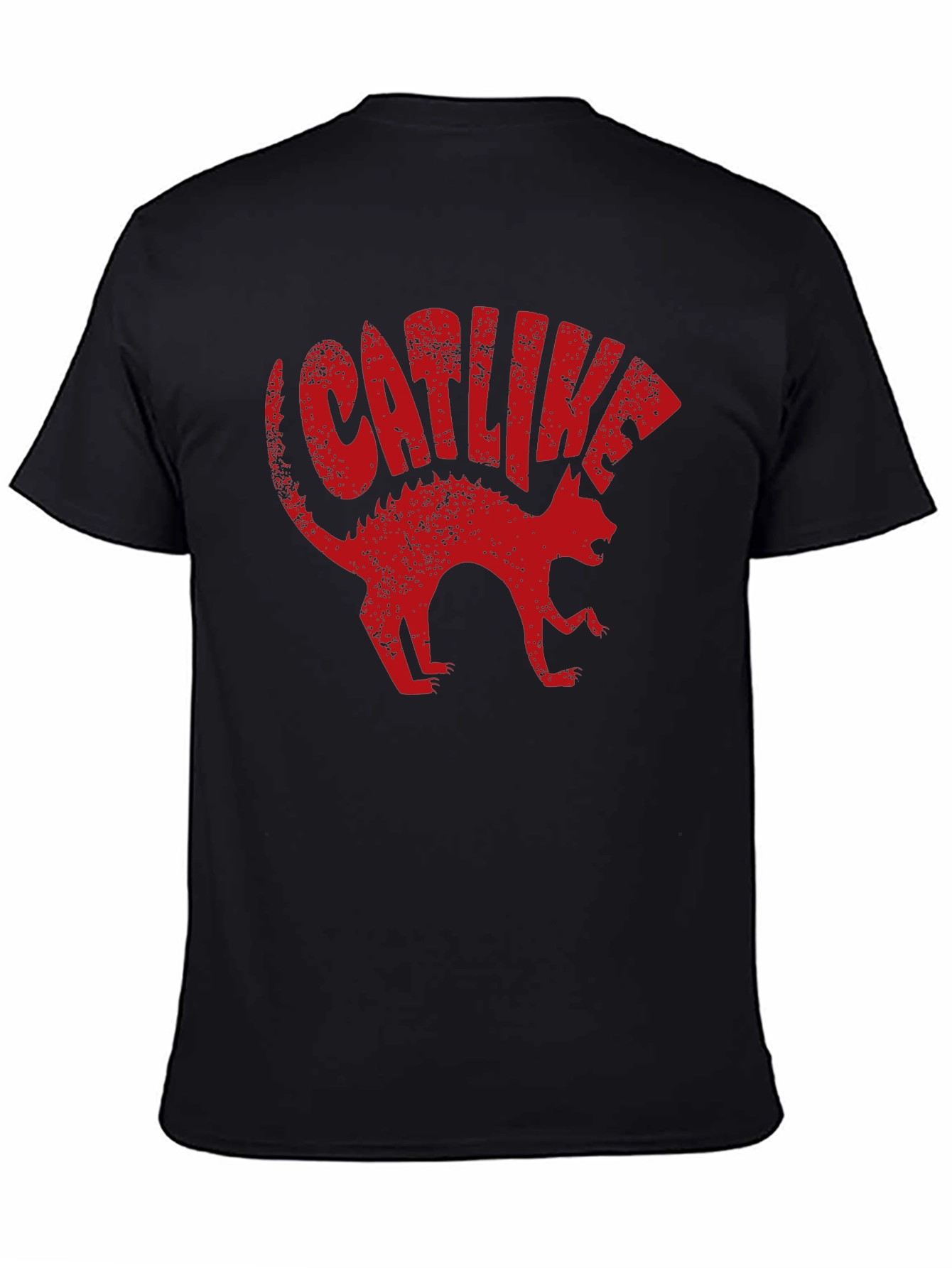 Catlike T-Shirt - Mens Black Graphic Tee
