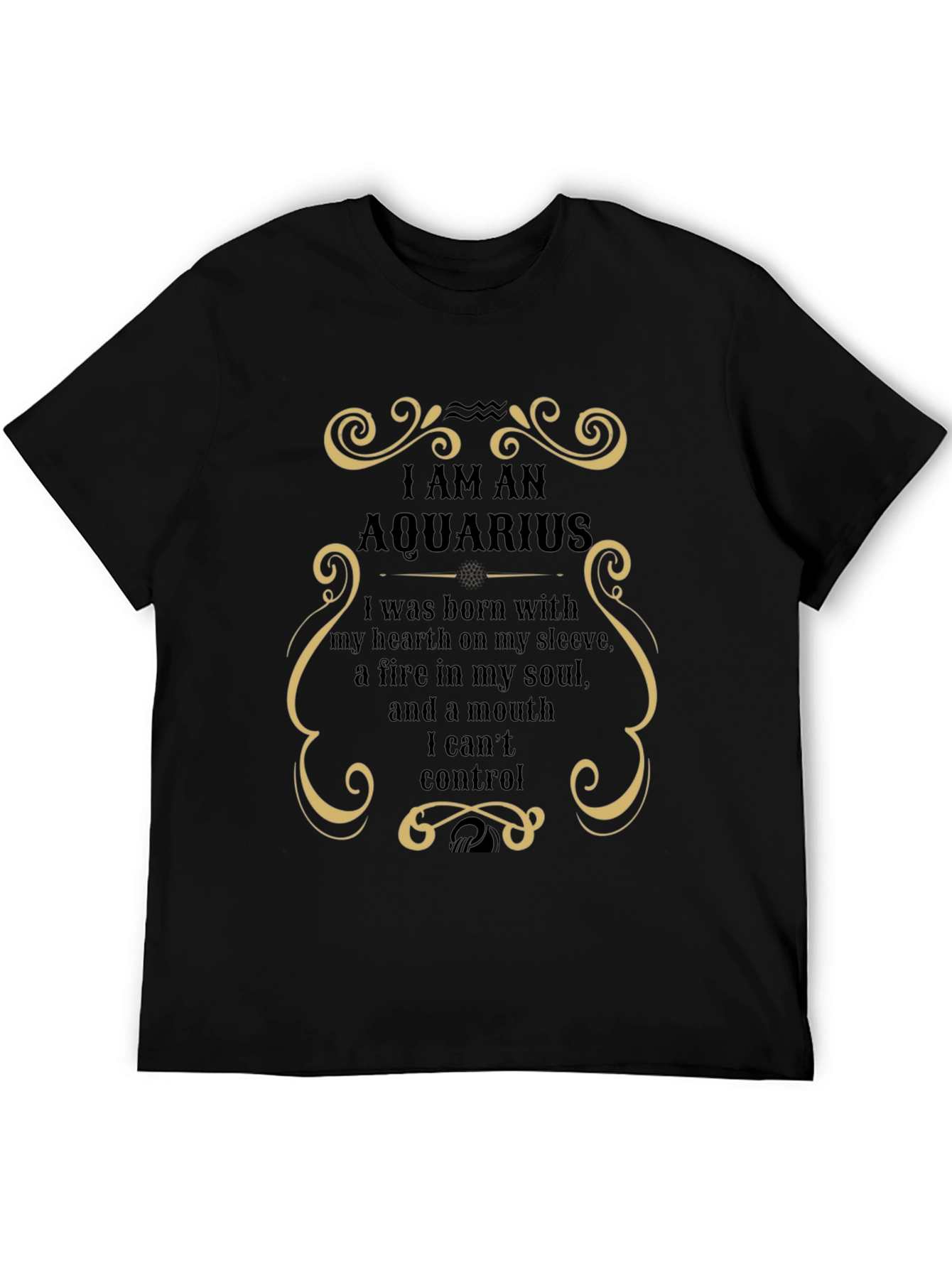 Aquarius Zodiac Graphic T-Shirt