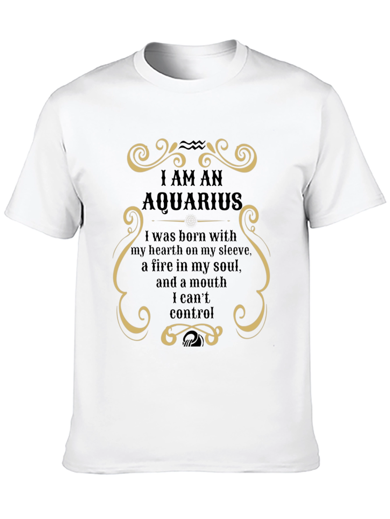 Aquarius Zodiac Graphic T-Shirt