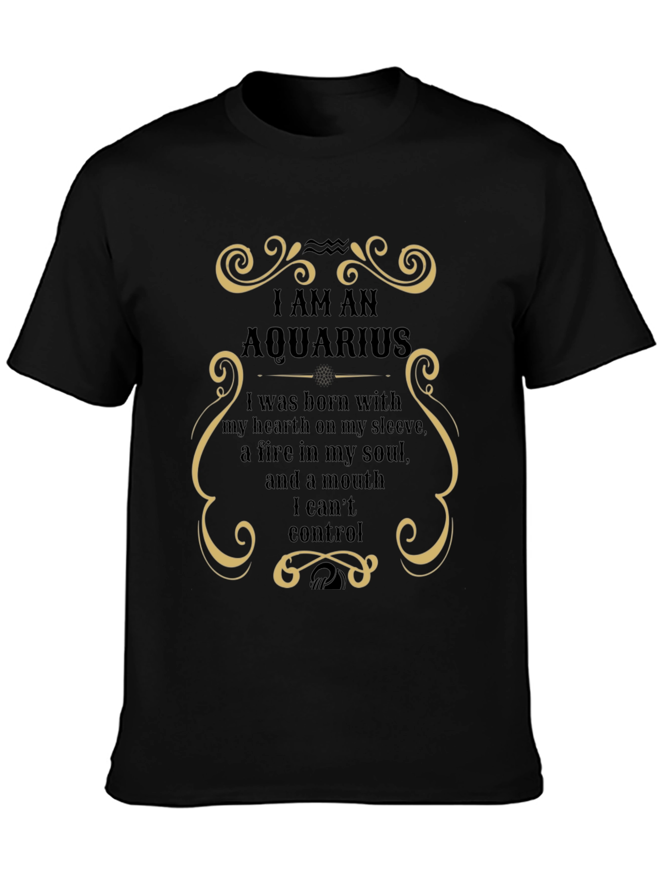 Aquarius Zodiac Graphic T-Shirt