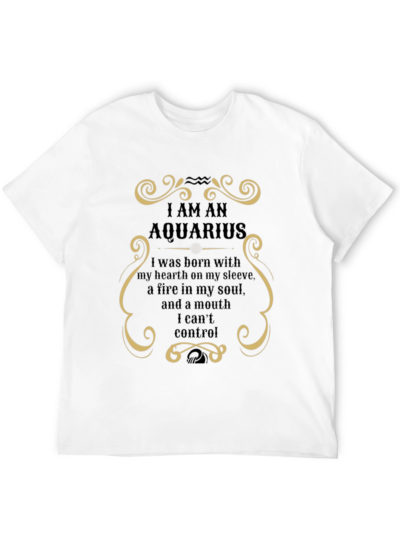 Aquarius Zodiac Graphic T-Shirt