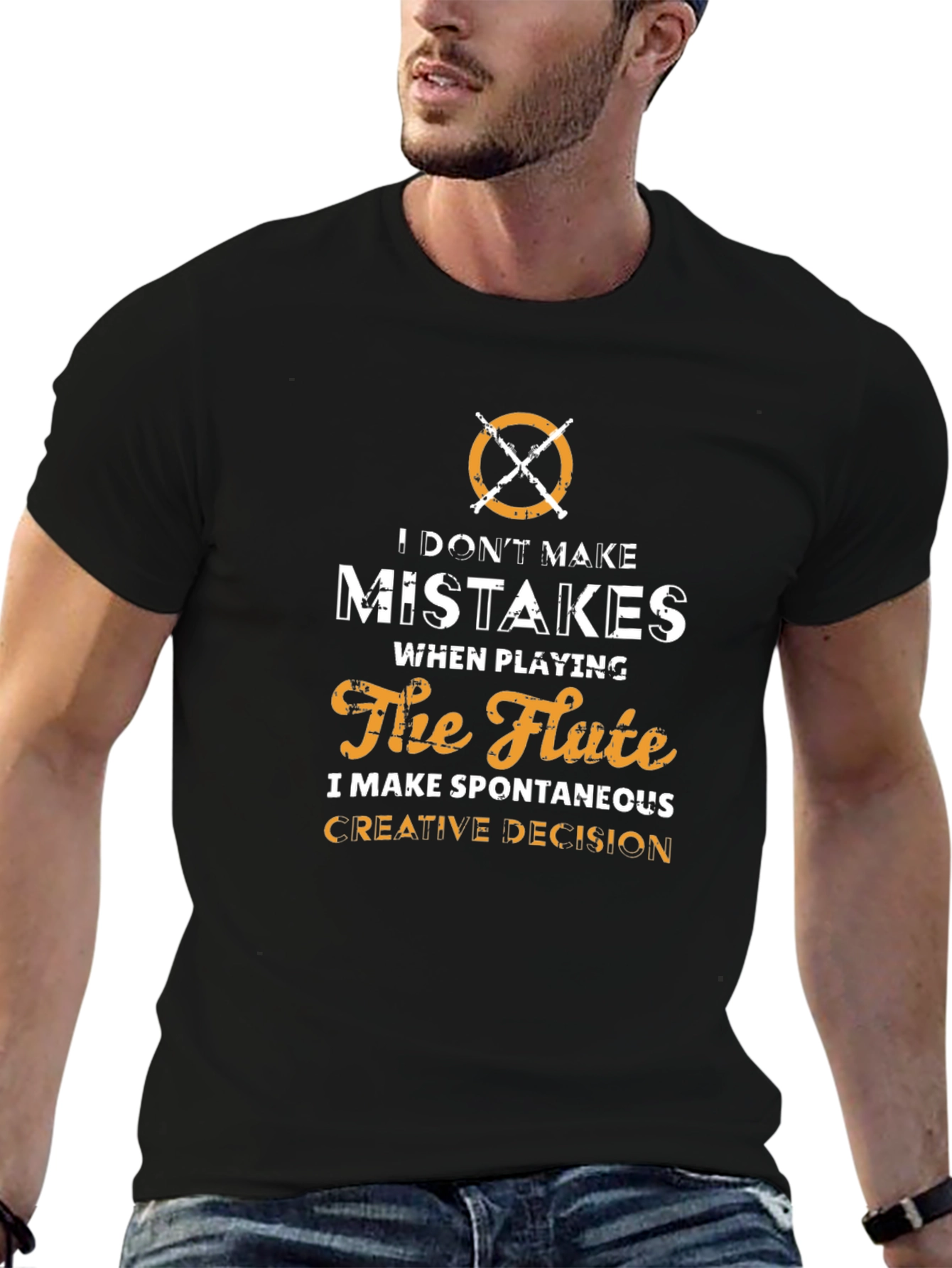 Flute Player T-Shirt: I Dont Make Mistakes