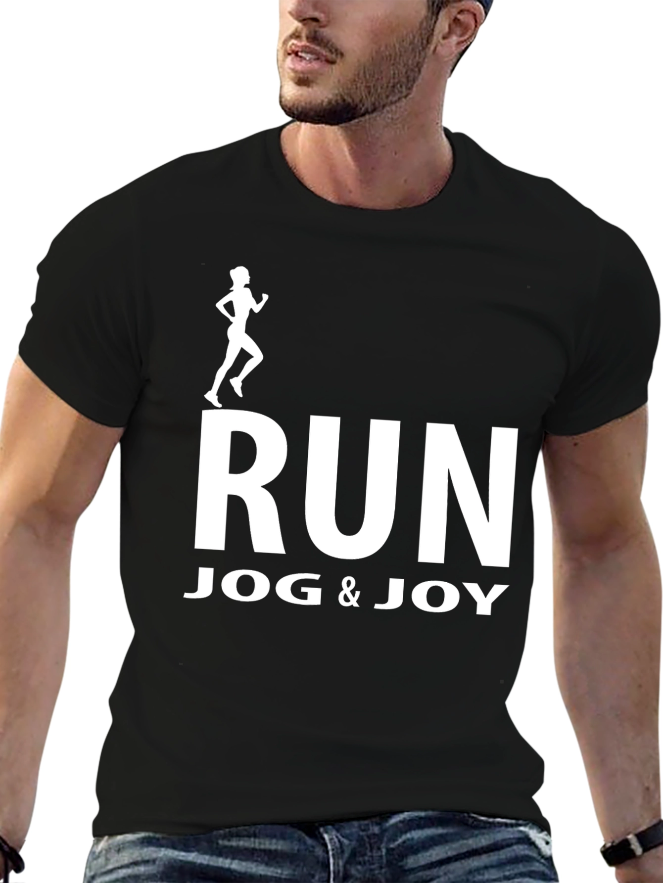 Run Jog Joy Graphic T-Shirt