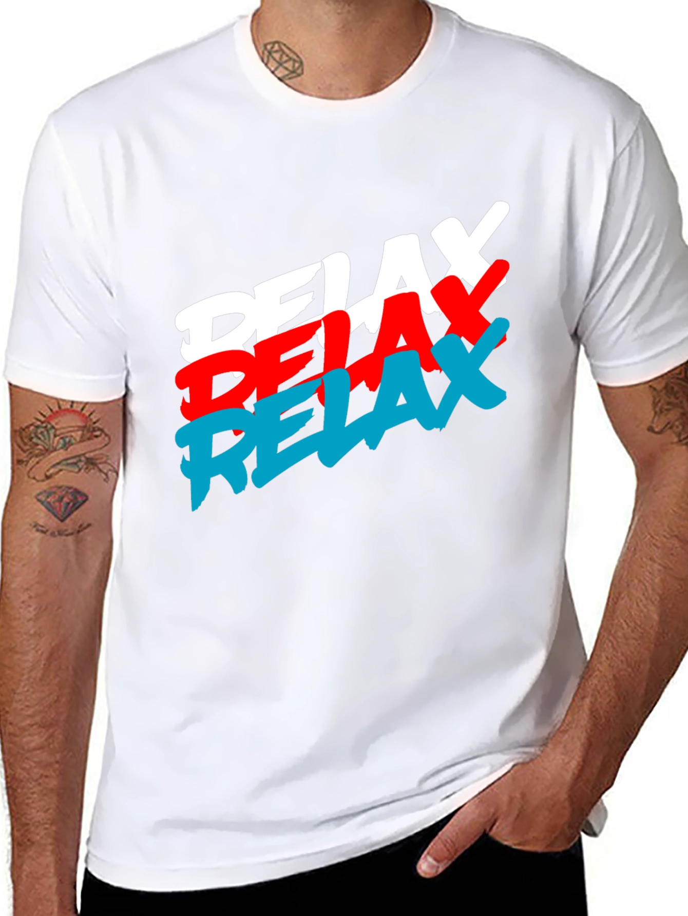 Relax Graphic Tee - Casual Comfort