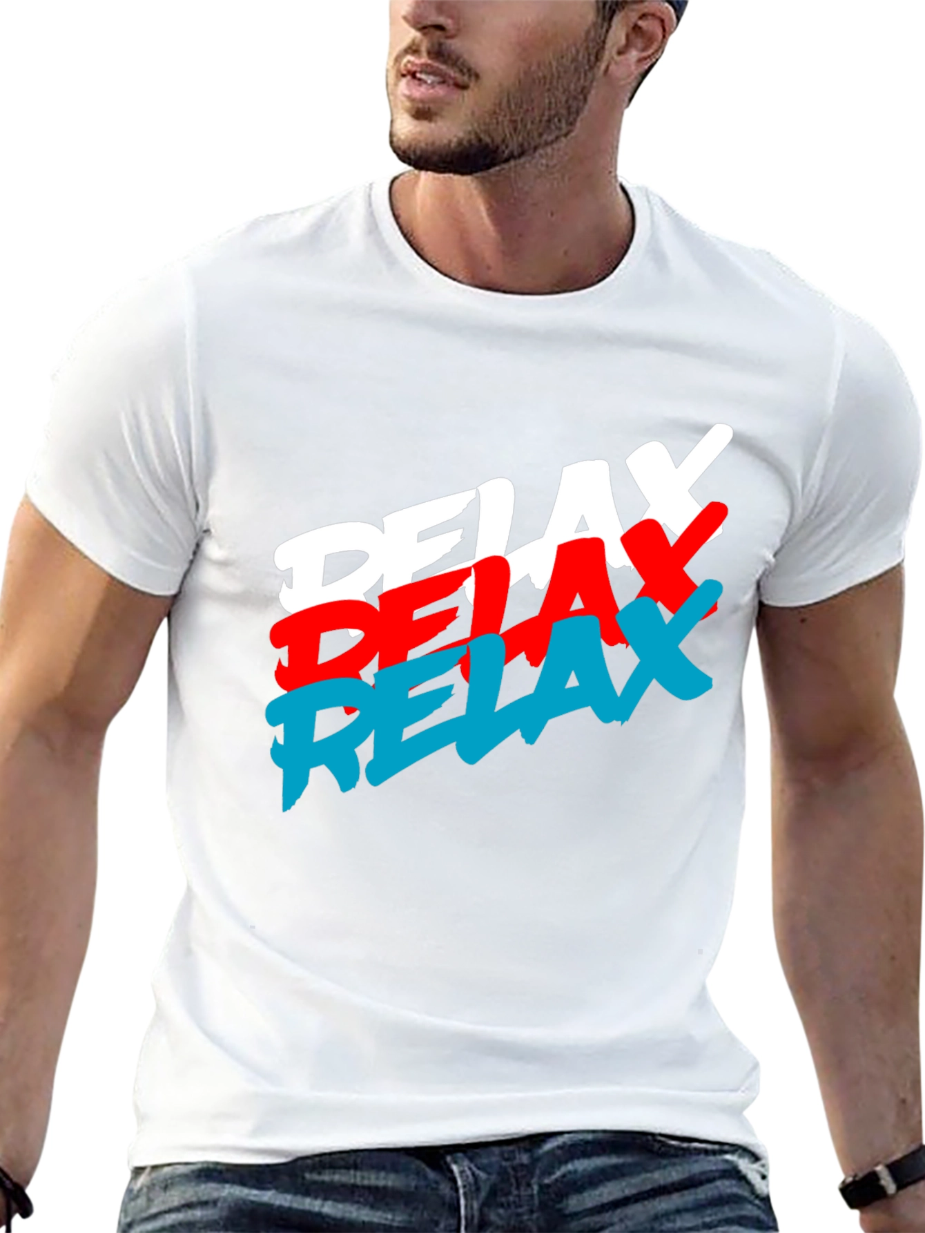 Relax Graphic Tee - Casual Comfort