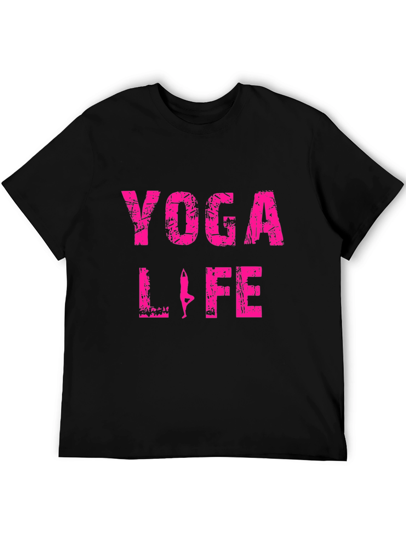 Yoga Life Graphic Tee - Black