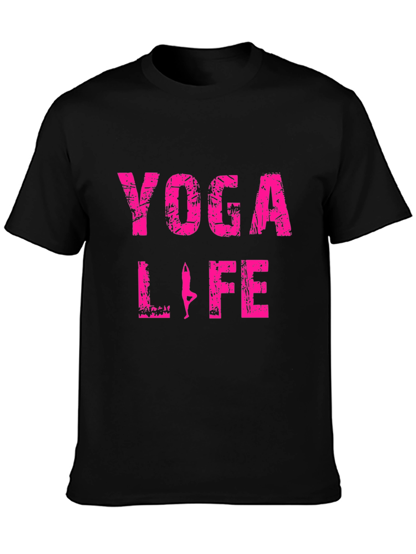 Yoga Life Graphic Tee - Black