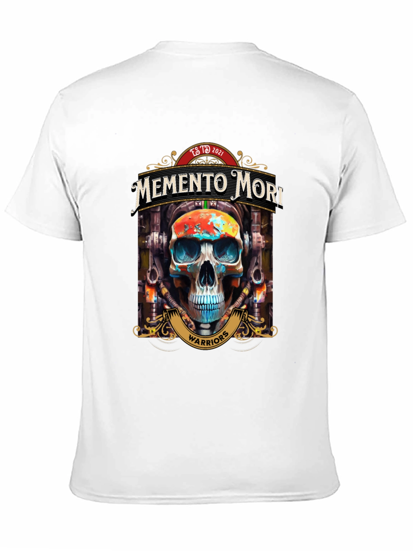Memento Mori Skull Warriors Graphic Tee