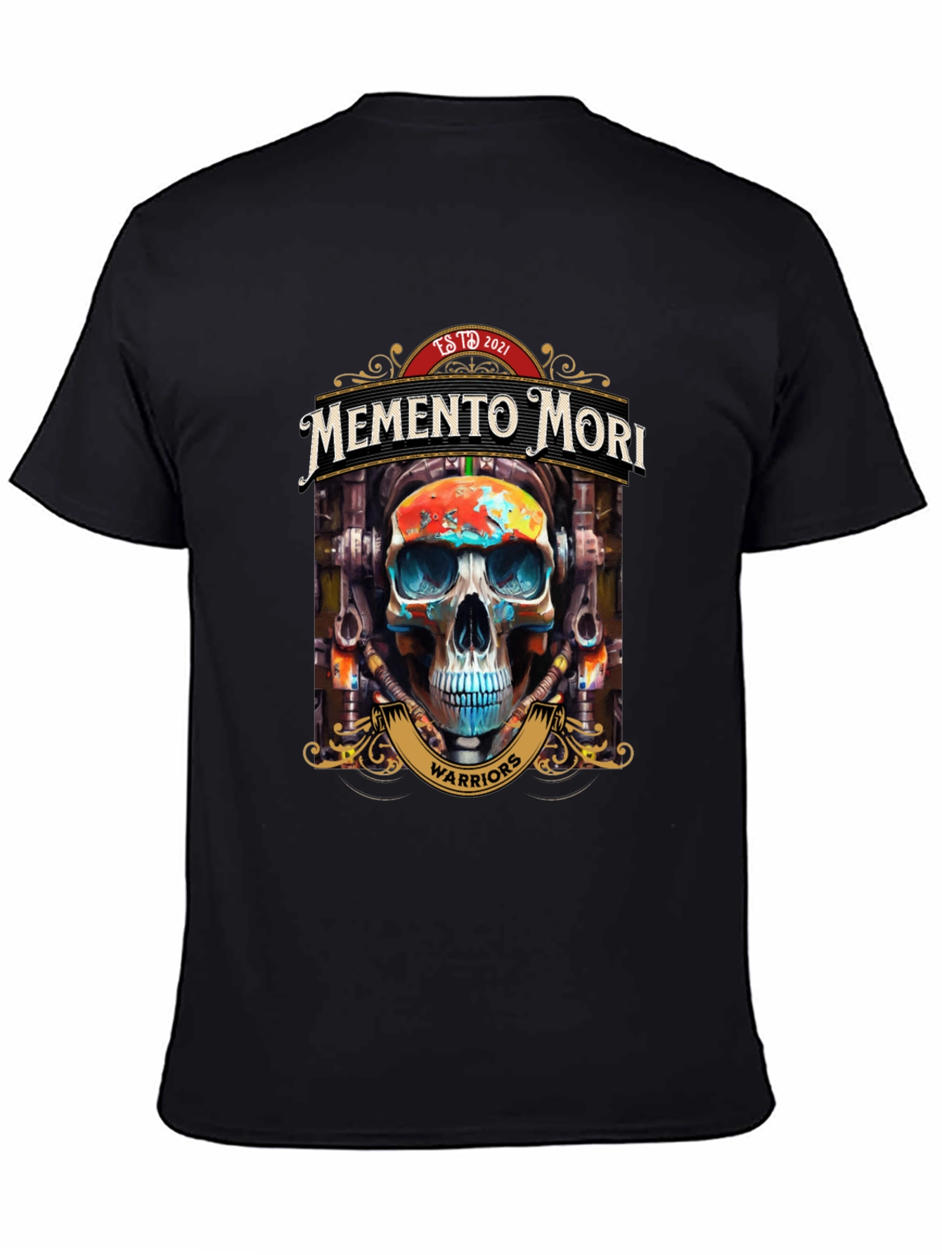 Memento Mori Skull Warriors Graphic Tee