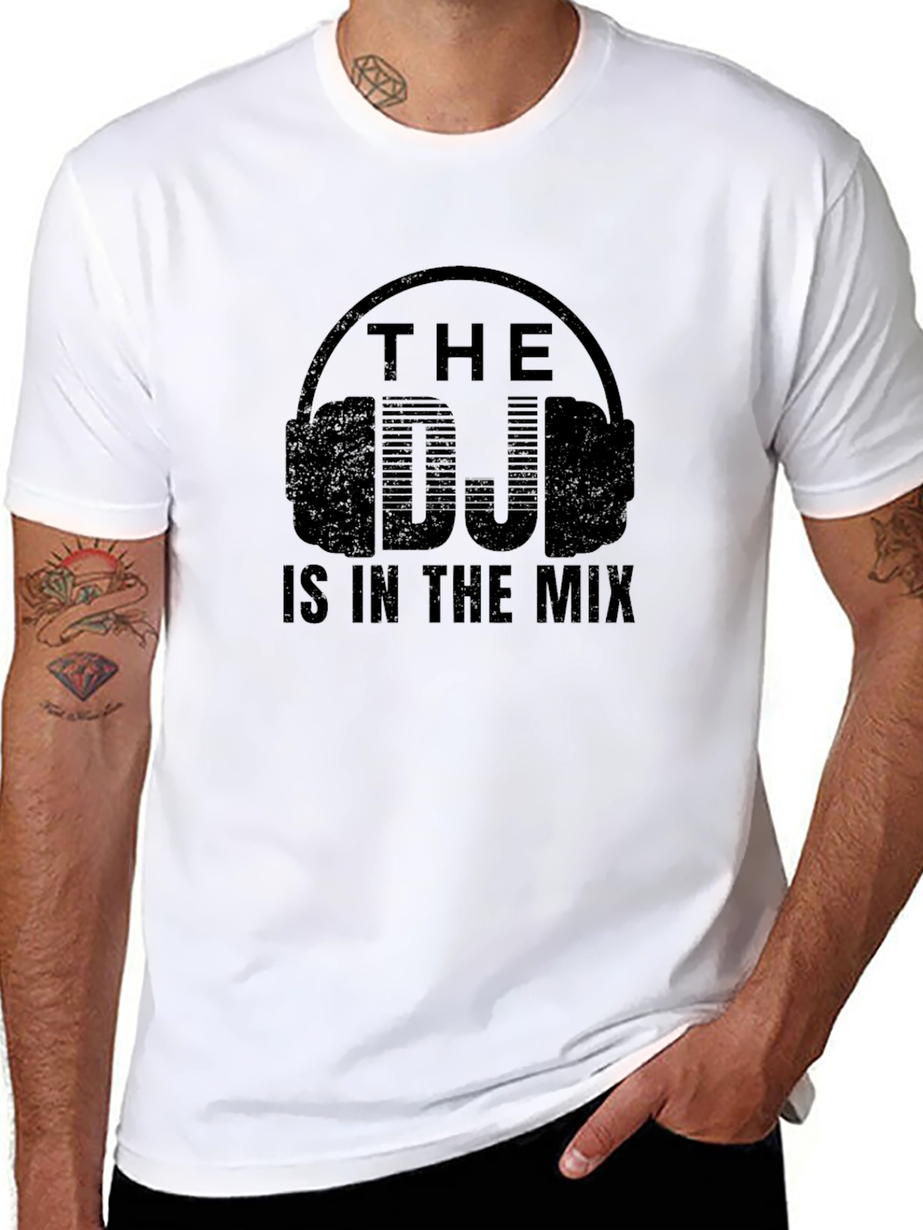 The DJ is in the Mix Graphic T-Shirt