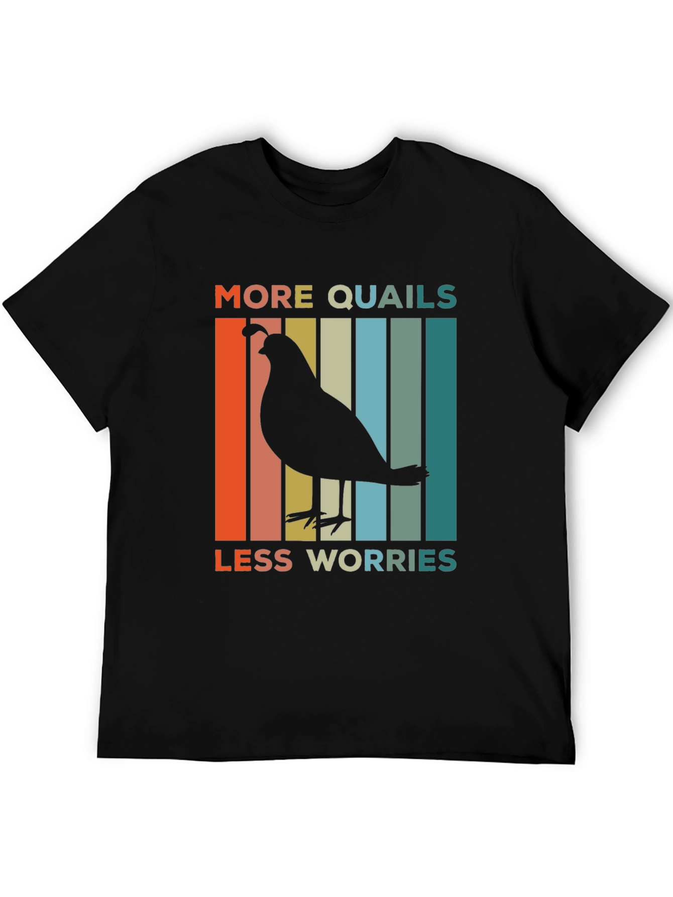 More Quails Less Worries Graphic Tee