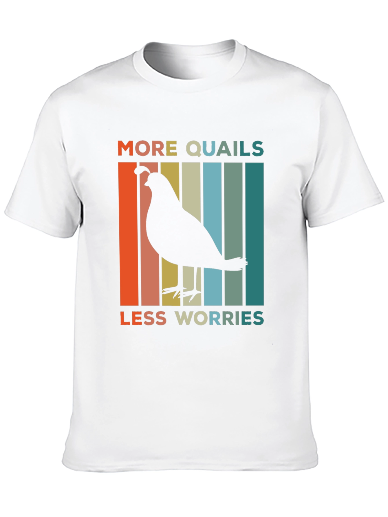 More Quails Less Worries Graphic Tee