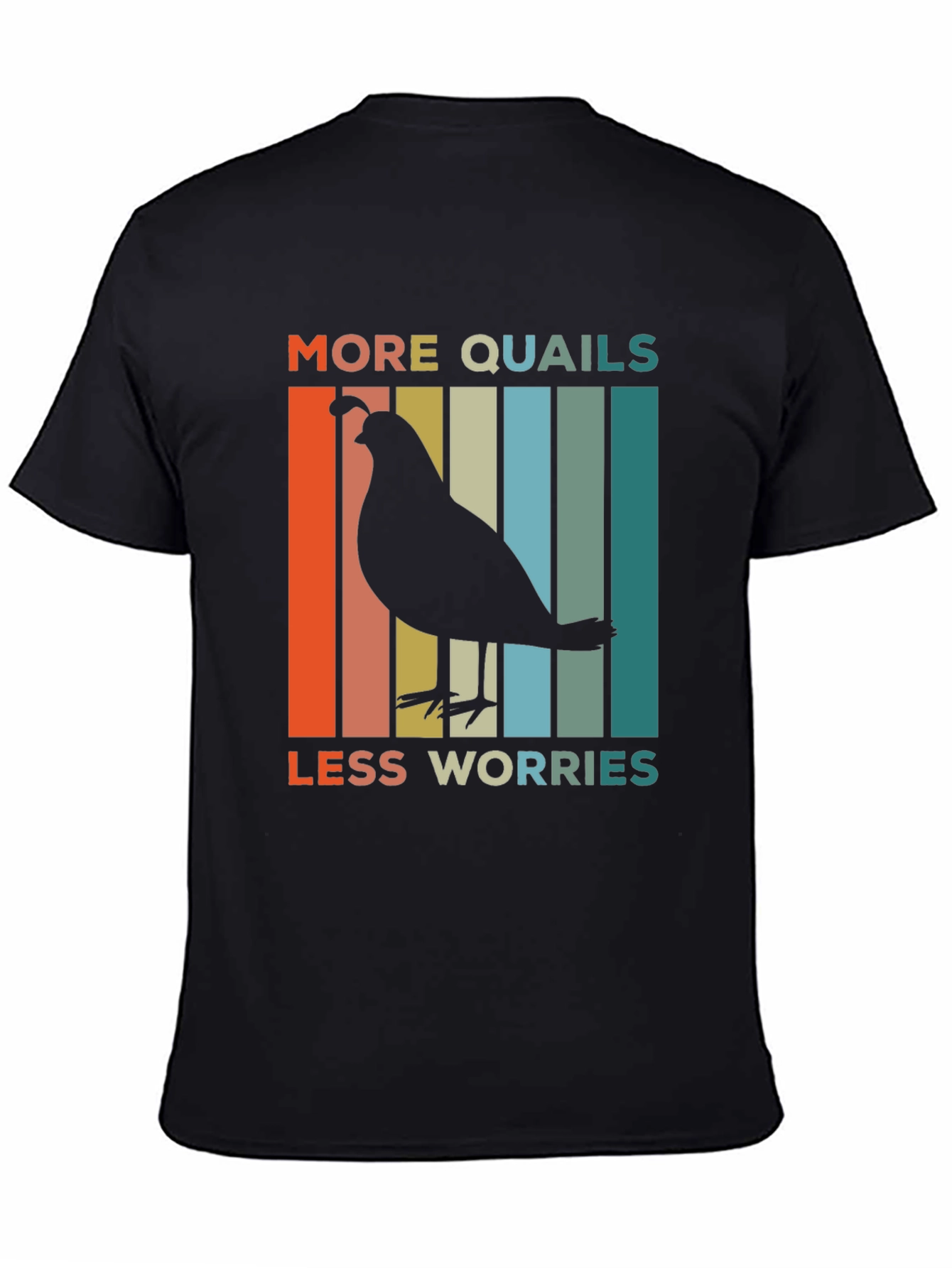 More Quails Less Worries Graphic Tee
