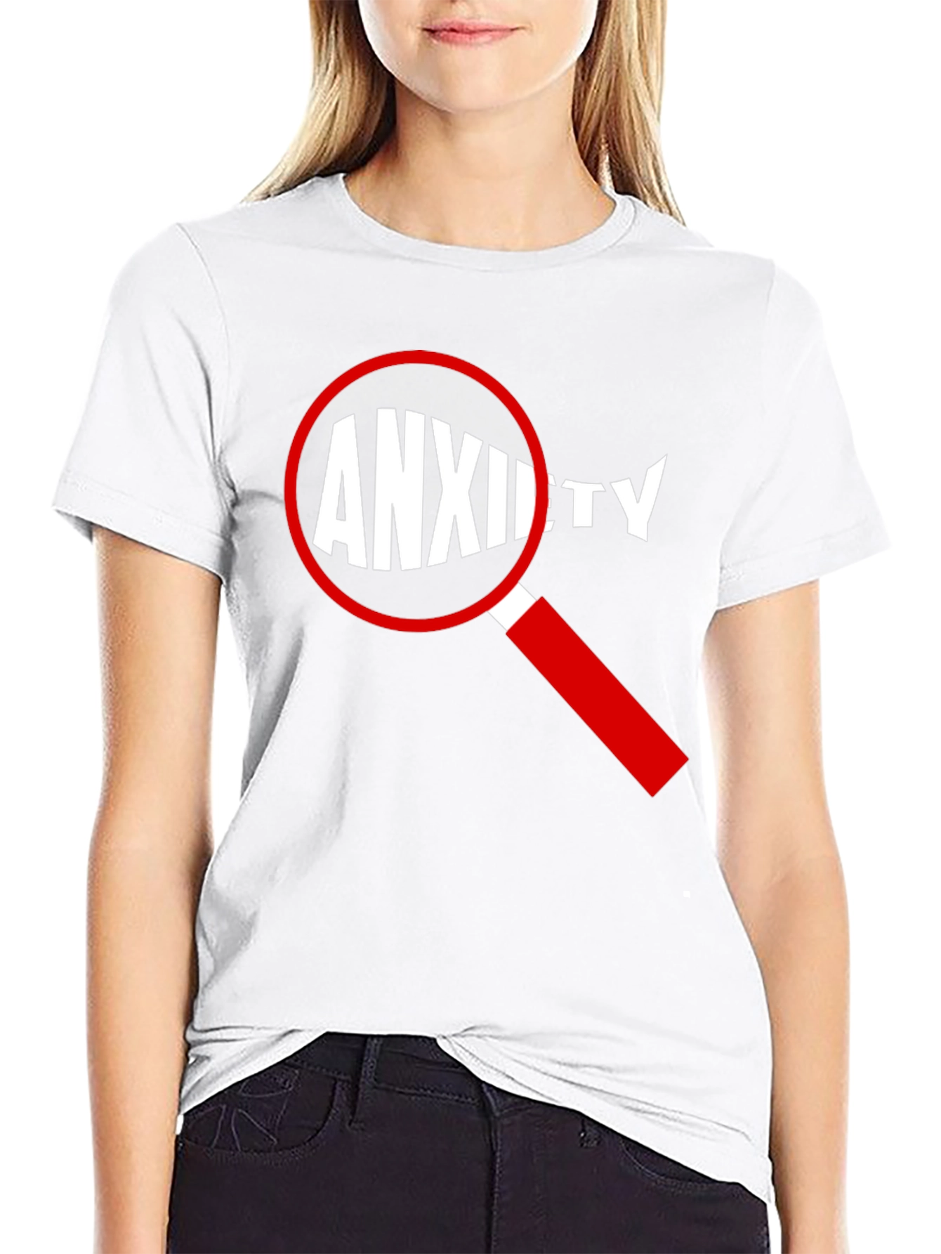 Anxiety Magnified T-Shirt - Black Cotton Tee