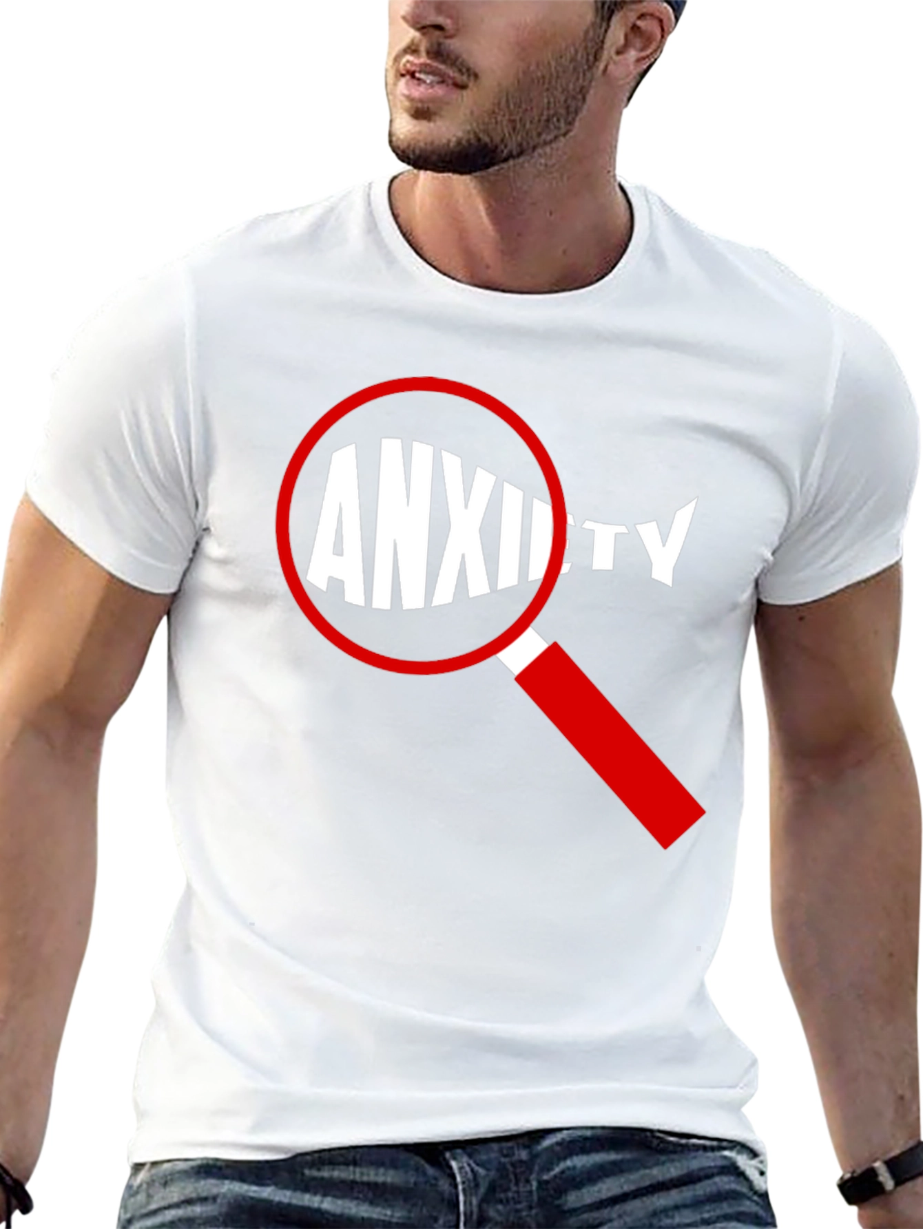 Anxiety Magnified T-Shirt - Black Cotton Tee
