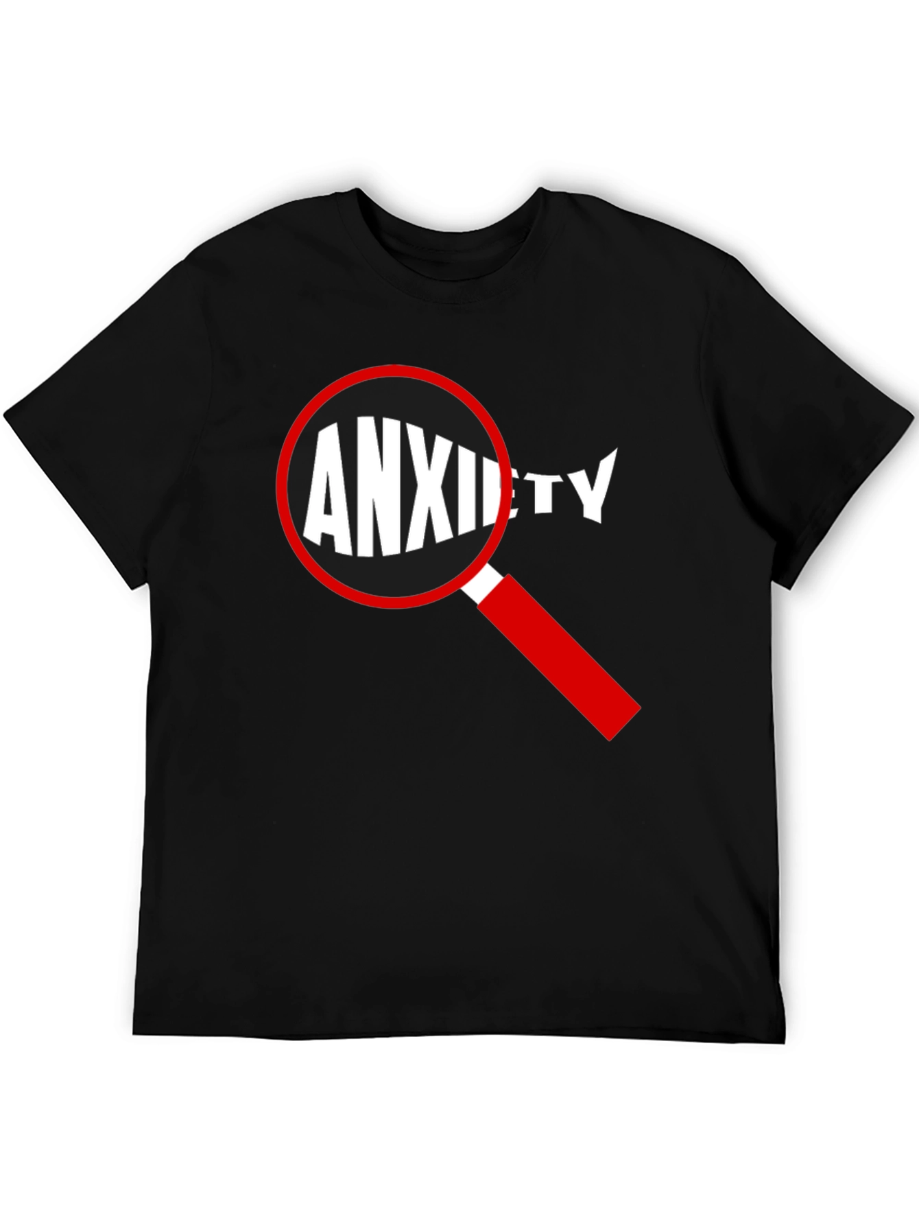 Anxiety Magnified T-Shirt - Black Cotton Tee