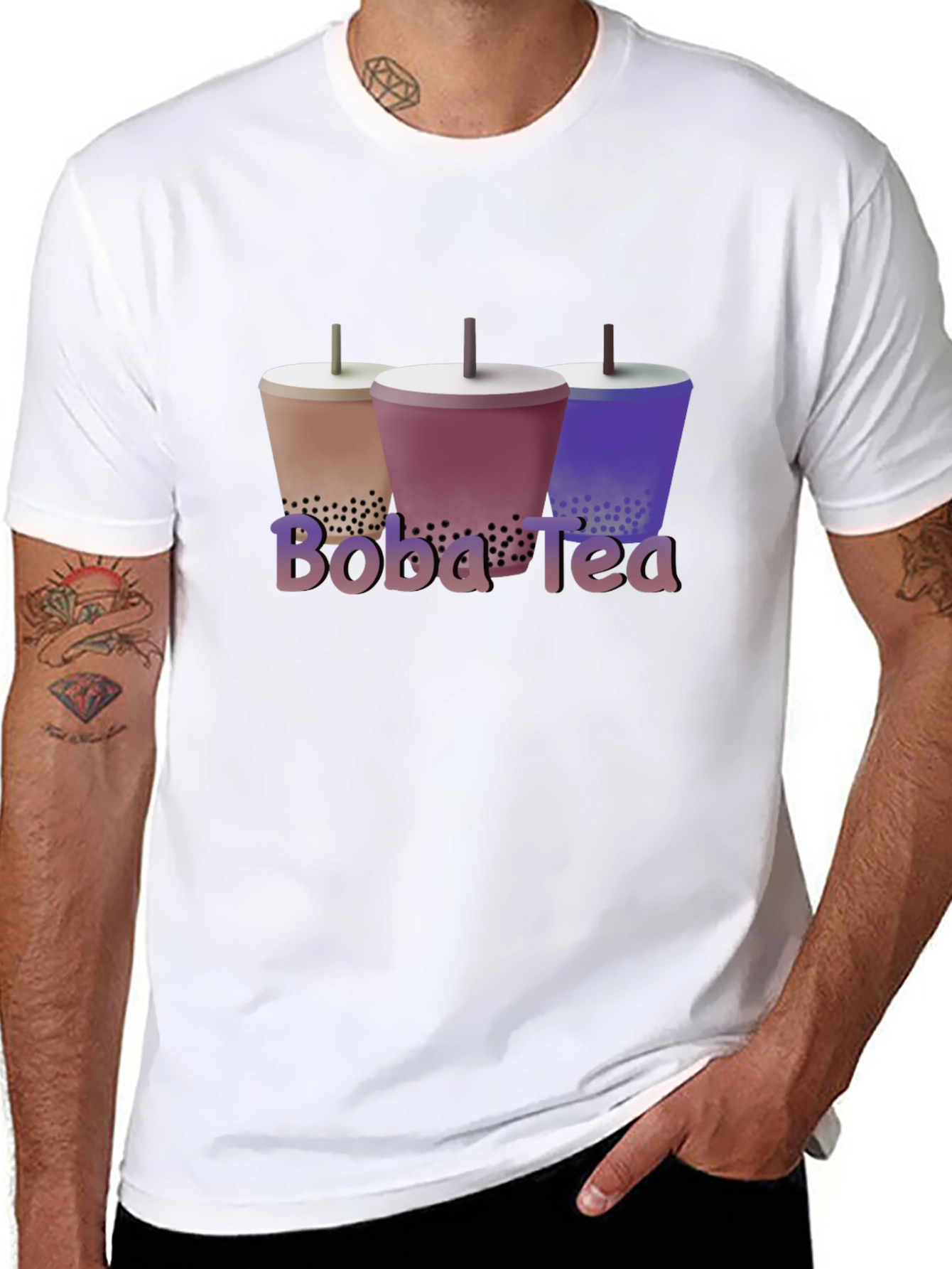 Boba Tea Graphic Tee - Trendy & Unique