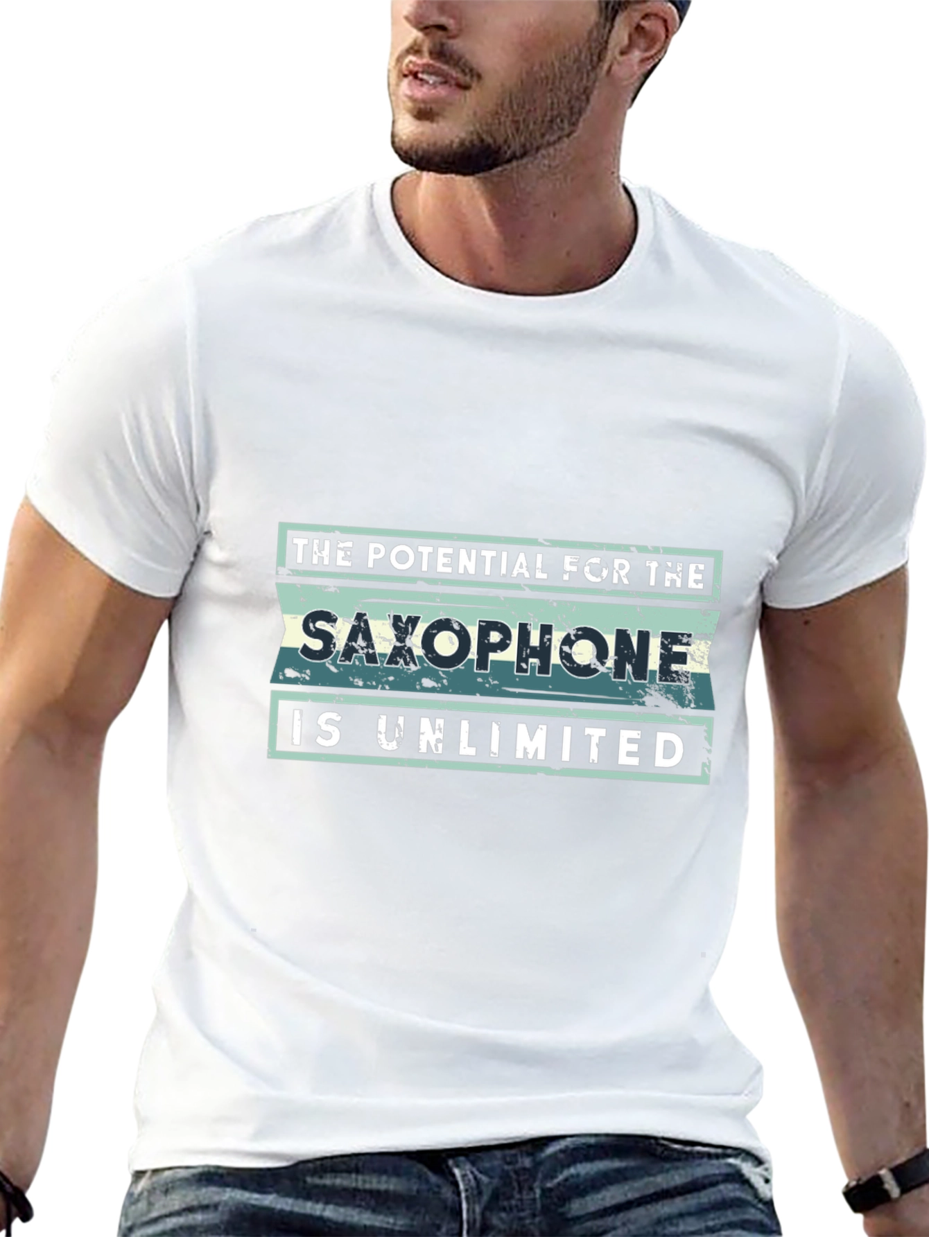 Saxophone Potential T-Shirt - Unlimited Design