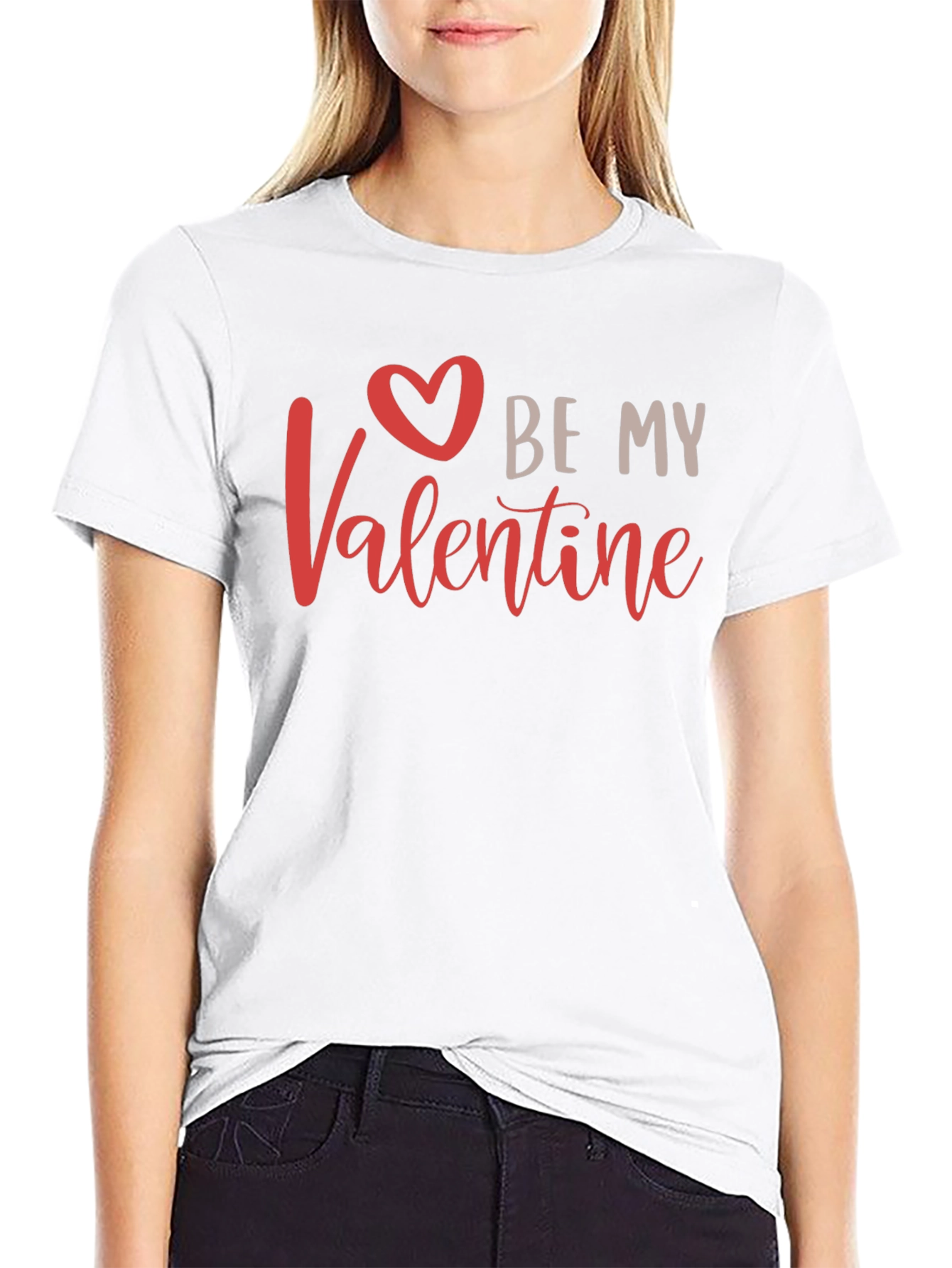 Be My Valentine T-Shirt - Heart Graphic Tee