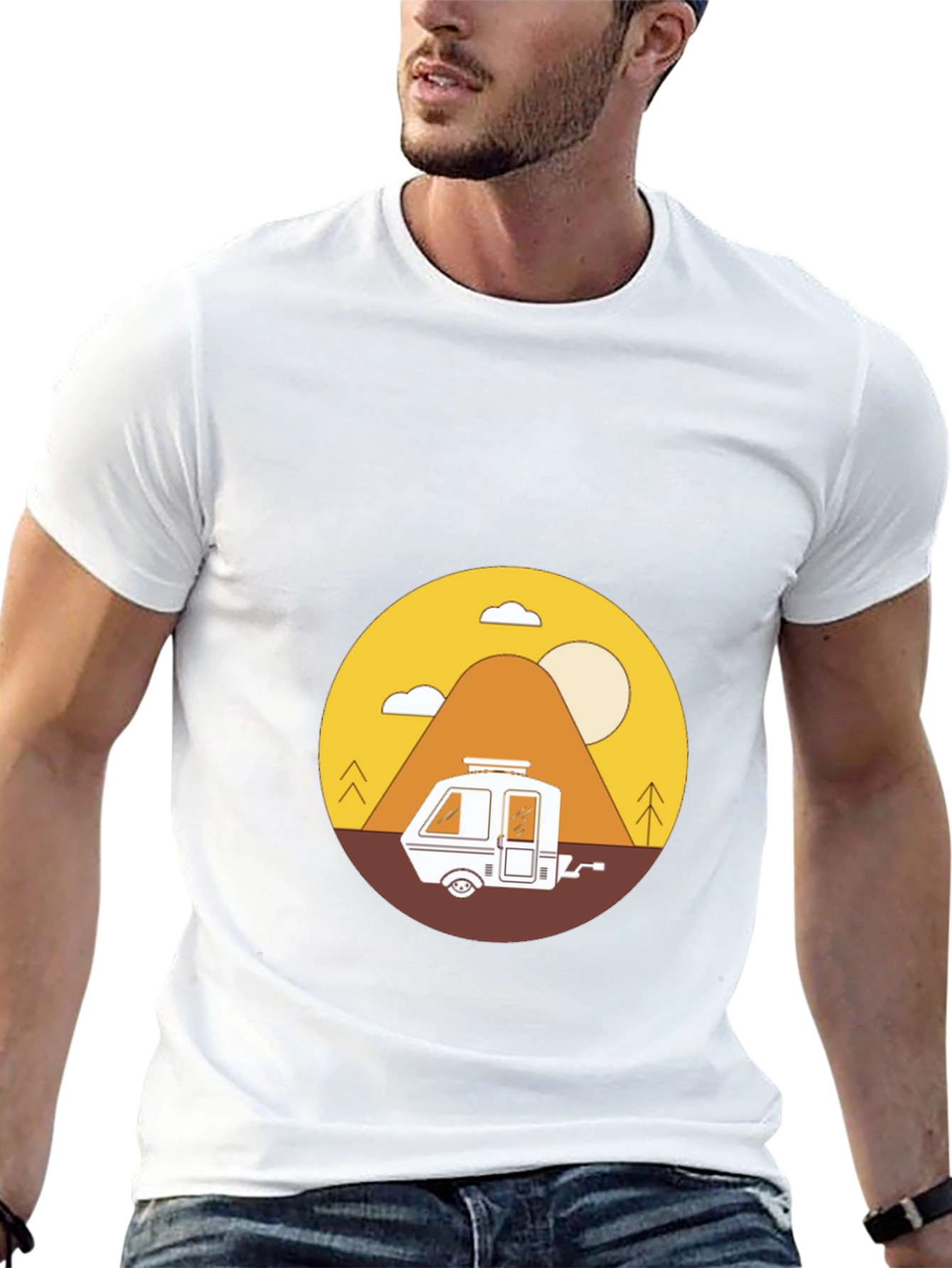 Camping Adventure T-Shirt - Retro Graphic Tee
