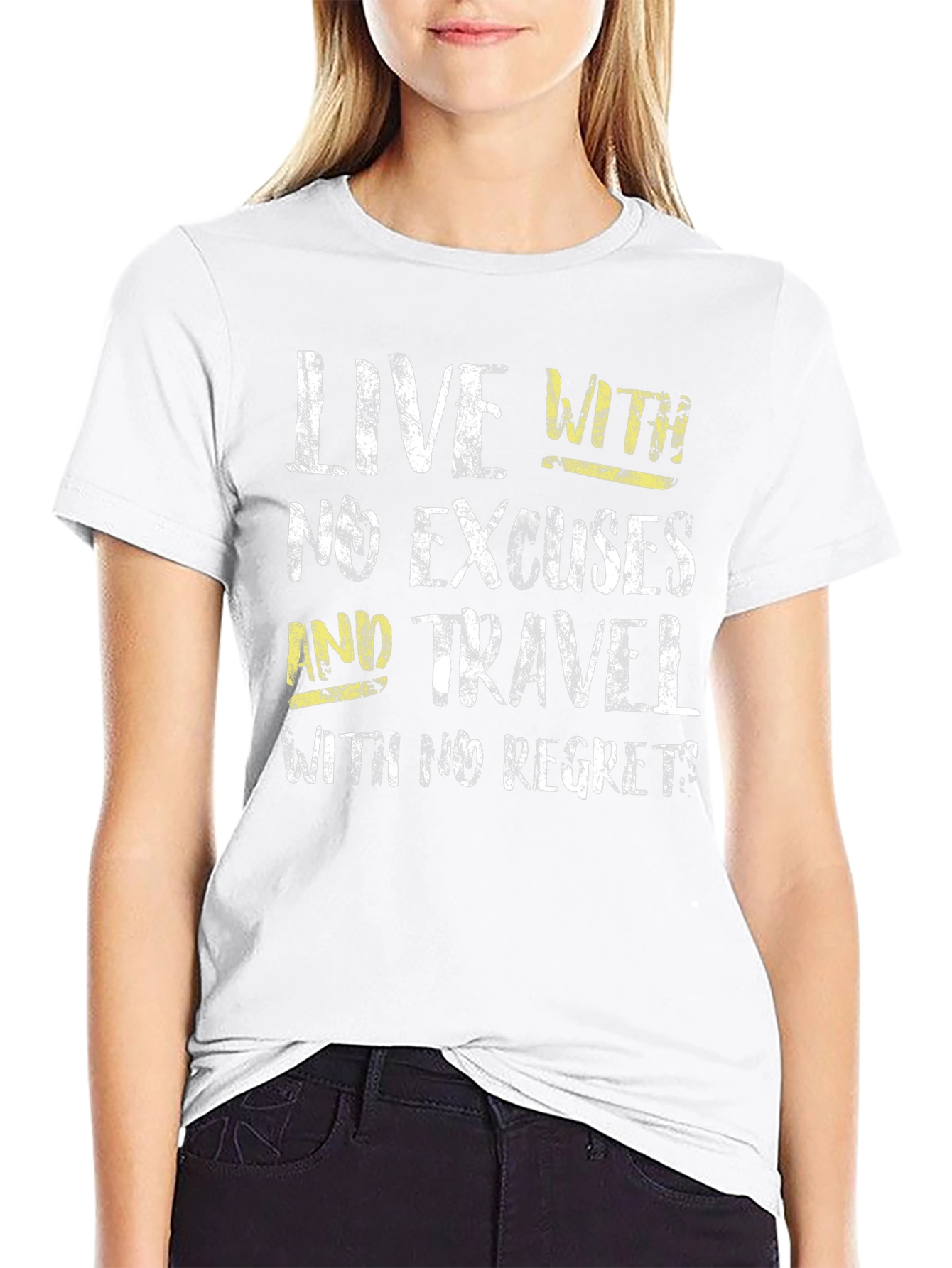 Live With No Excuses Travel T-Shirt