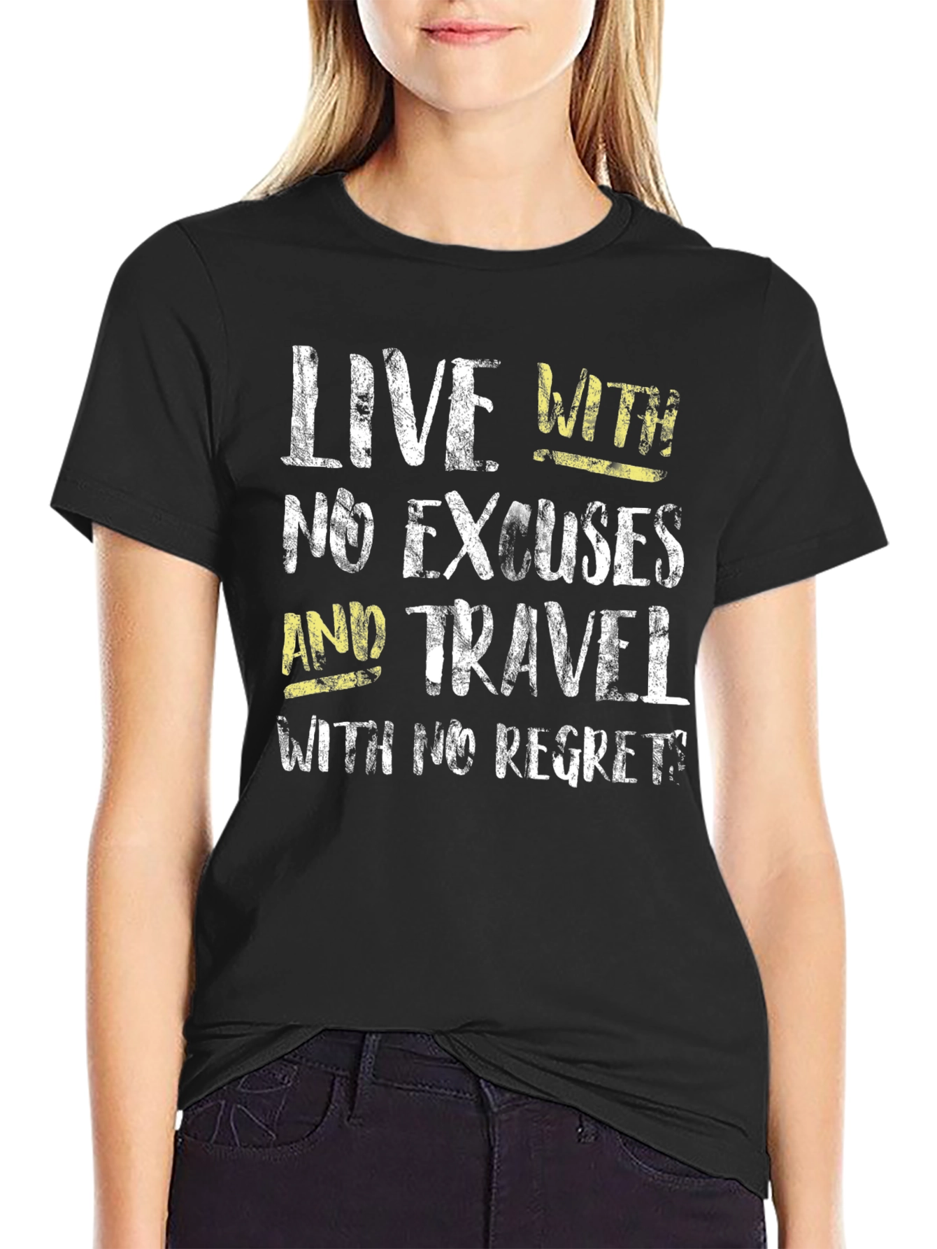 Live With No Excuses Travel T-Shirt
