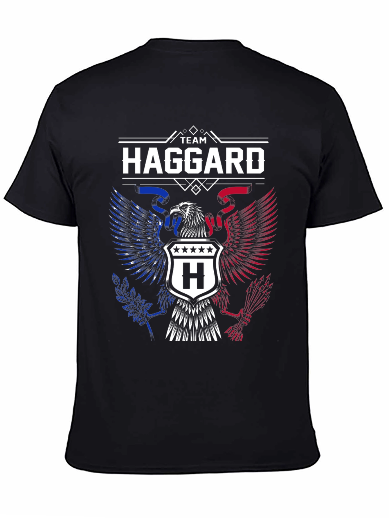 Team Haggard Patriotic Eagle Graphic T-Shirt