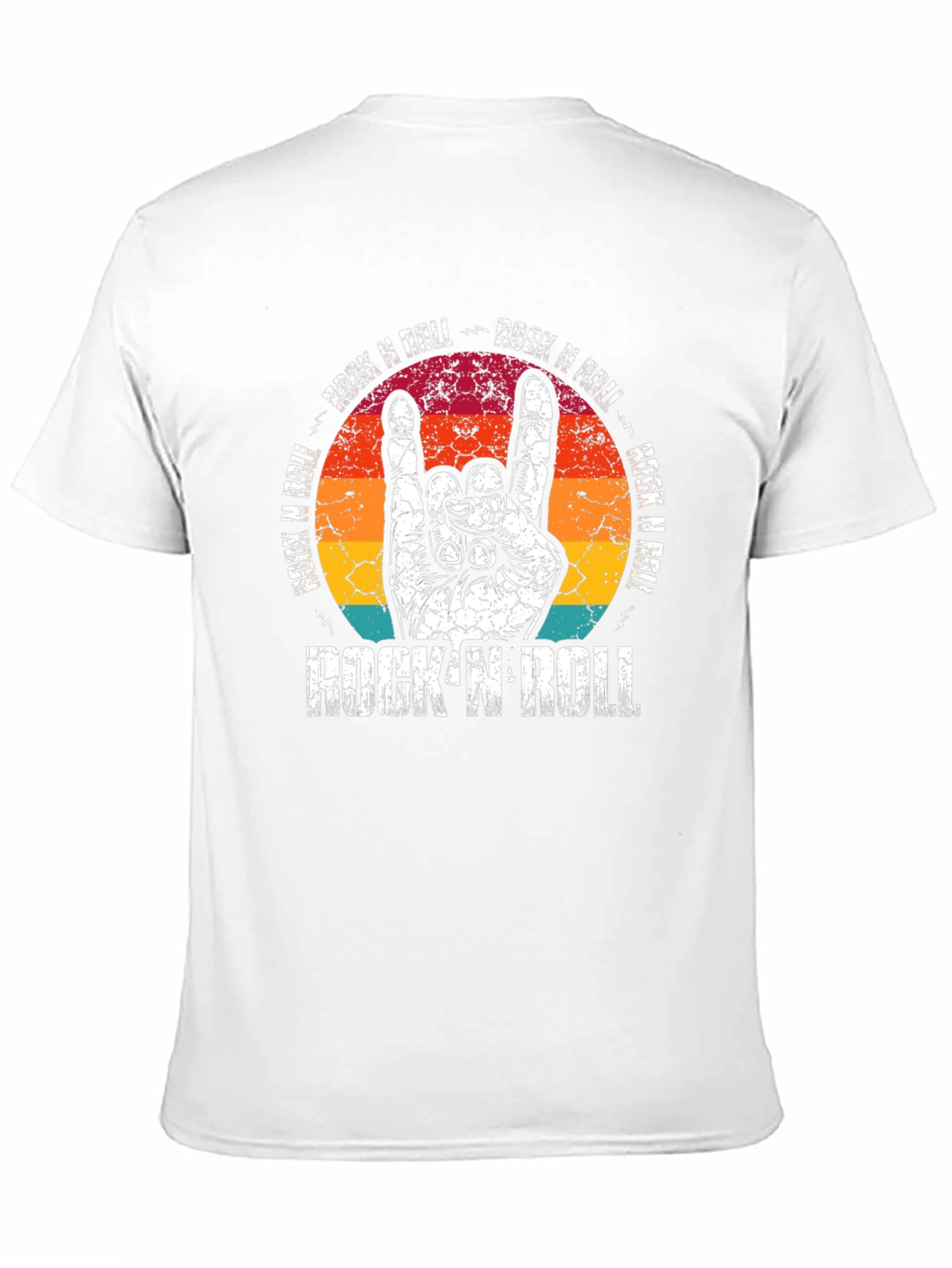 Rock N Roll Graphic T-Shirt - Black