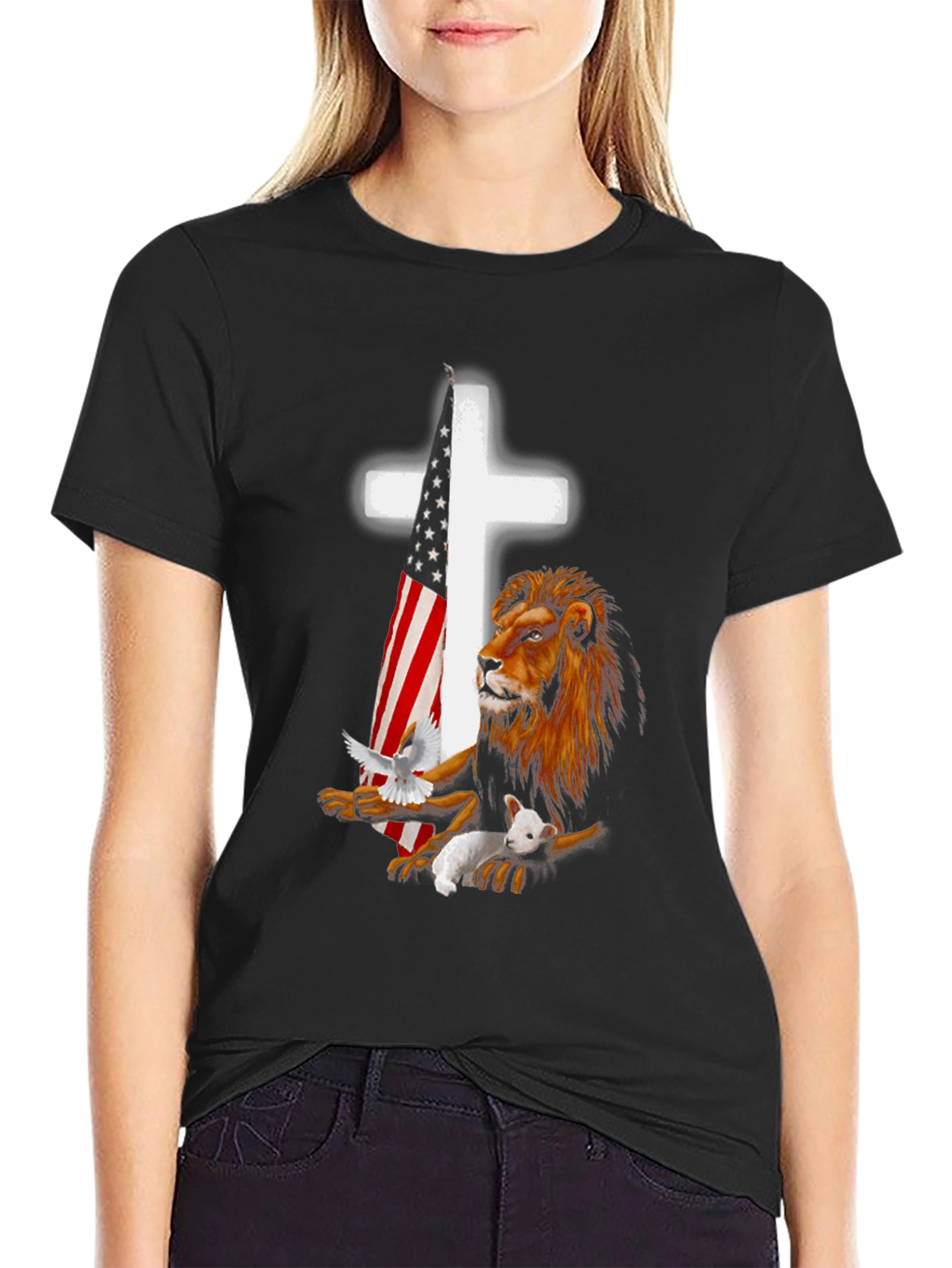 Lion and Lamb Christian T-Shirt