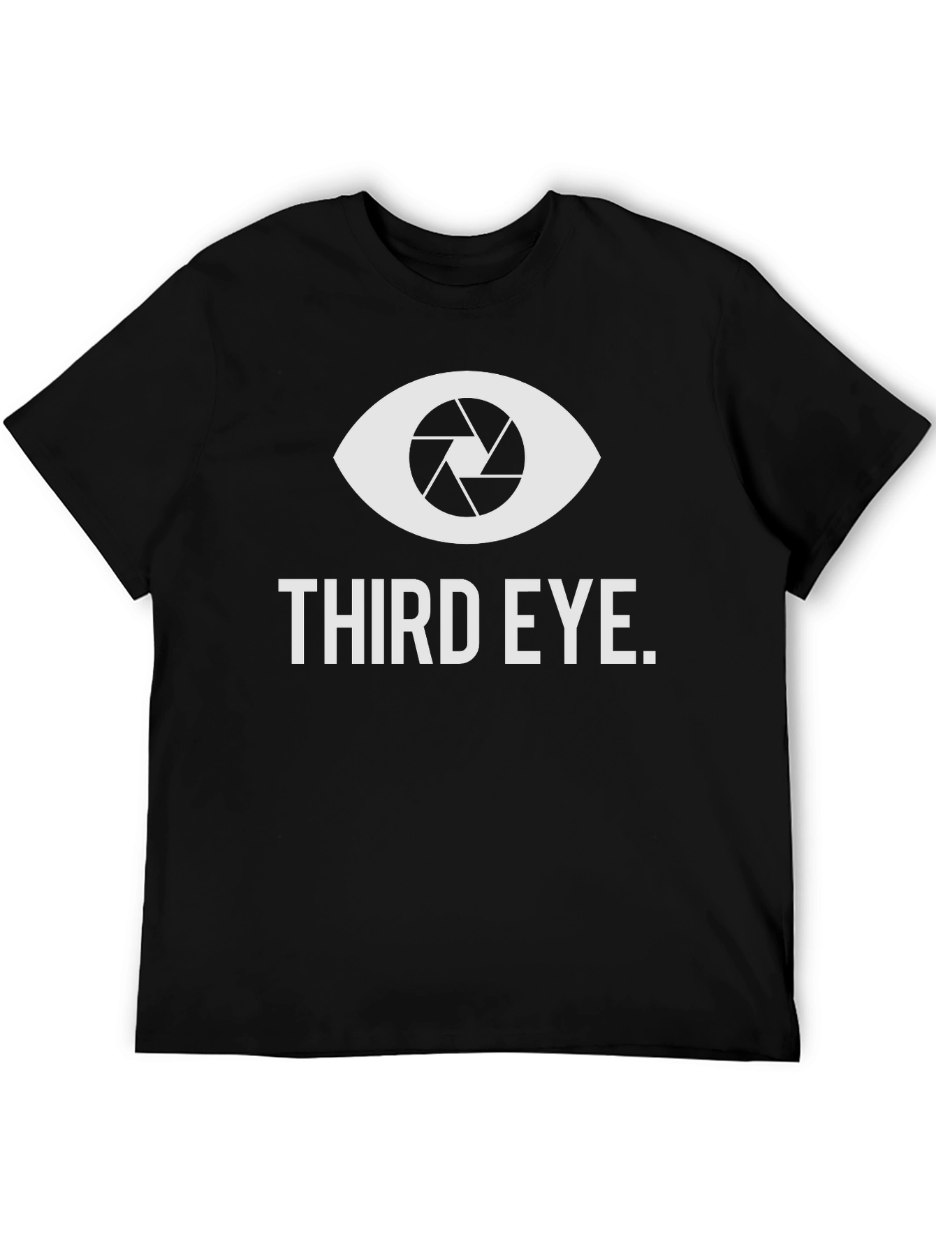 Third Eye Camera Lens Graphic Tee - Black