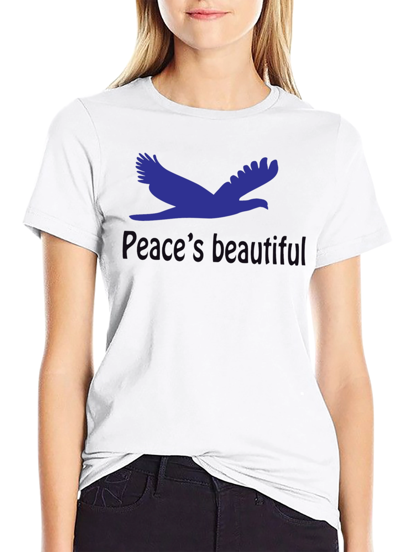 Peaceful Dove Graphic T-Shirt - Soft Cotton Blend
