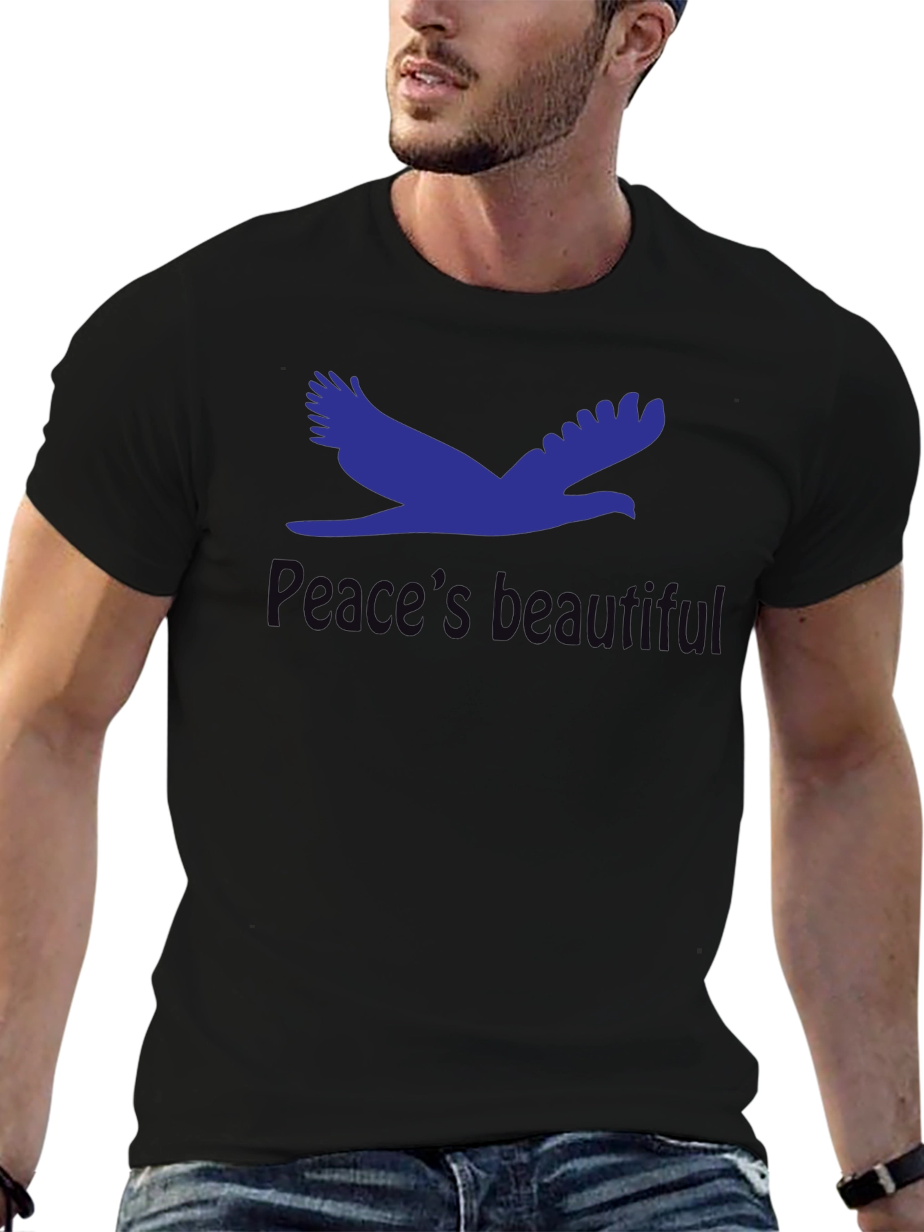 Peaceful Dove Graphic T-Shirt - Soft Cotton Blend