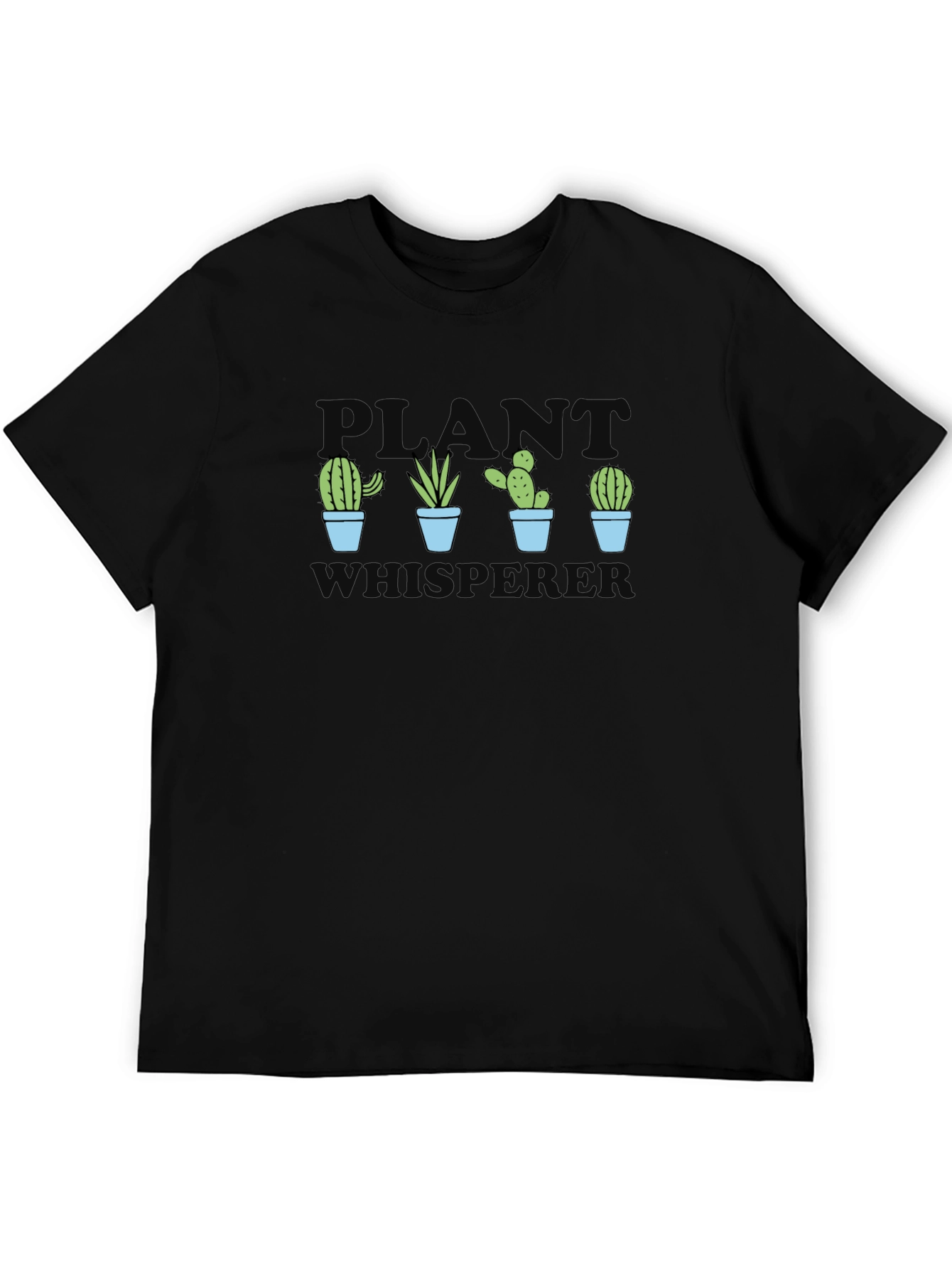 Plant Whisperer T-Shirt - Cactus Design