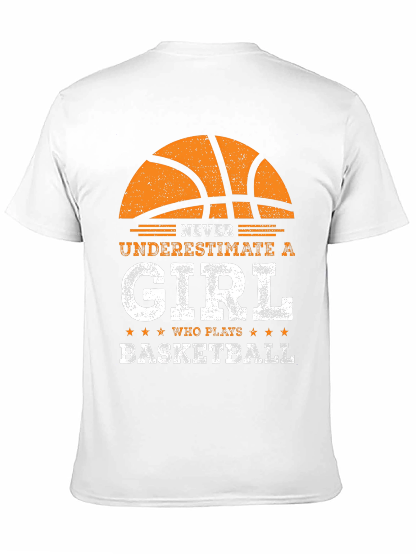 Never Underestimate a Girl Basketball T-Shirt