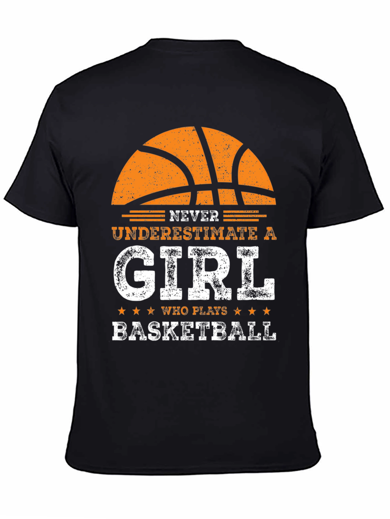 Never Underestimate a Girl Basketball T-Shirt