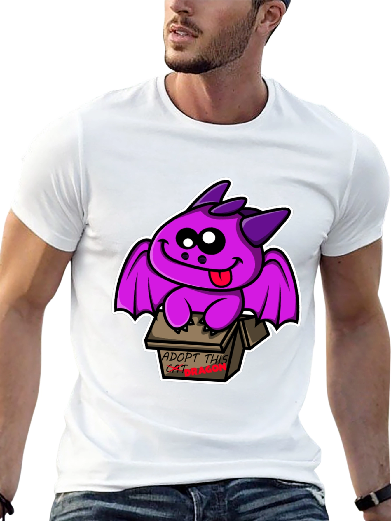 Adopt This Dragon Funny Graphic T-Shirt