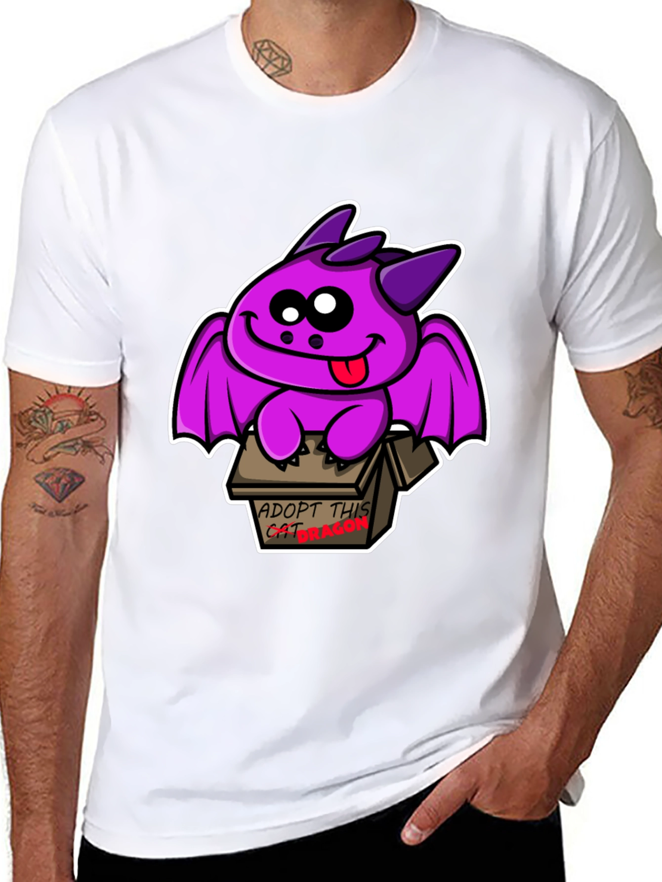 Adopt This Dragon Funny Graphic T-Shirt