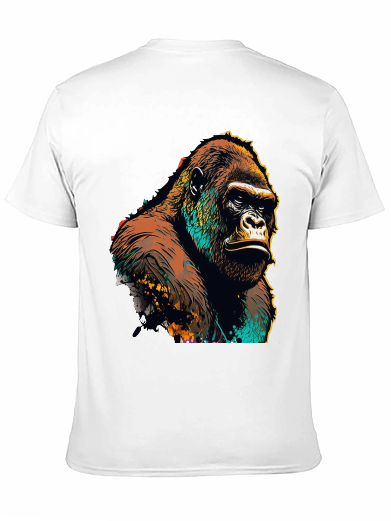 Gorilla Graphic Tee - Bold Animal Print T-Shirt