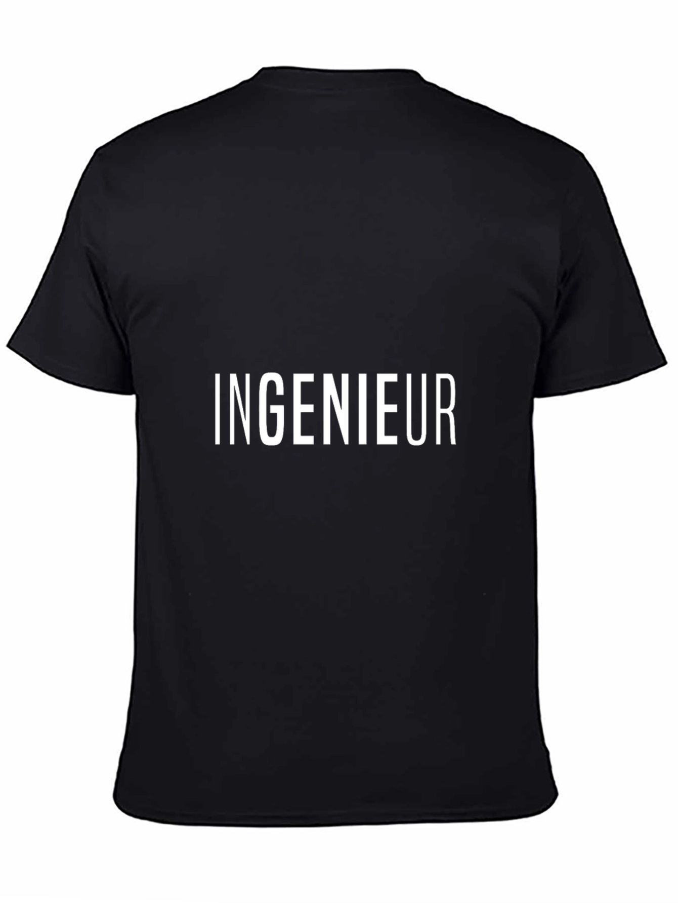 Ingenieur Black T-Shirt - Perfect Gift for Engineers
