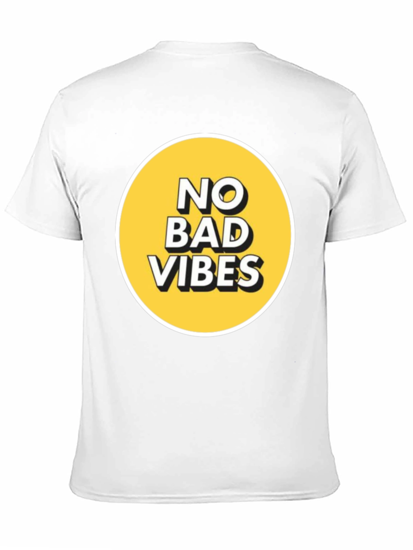 No Bad Vibes Graphic Tee - Black
