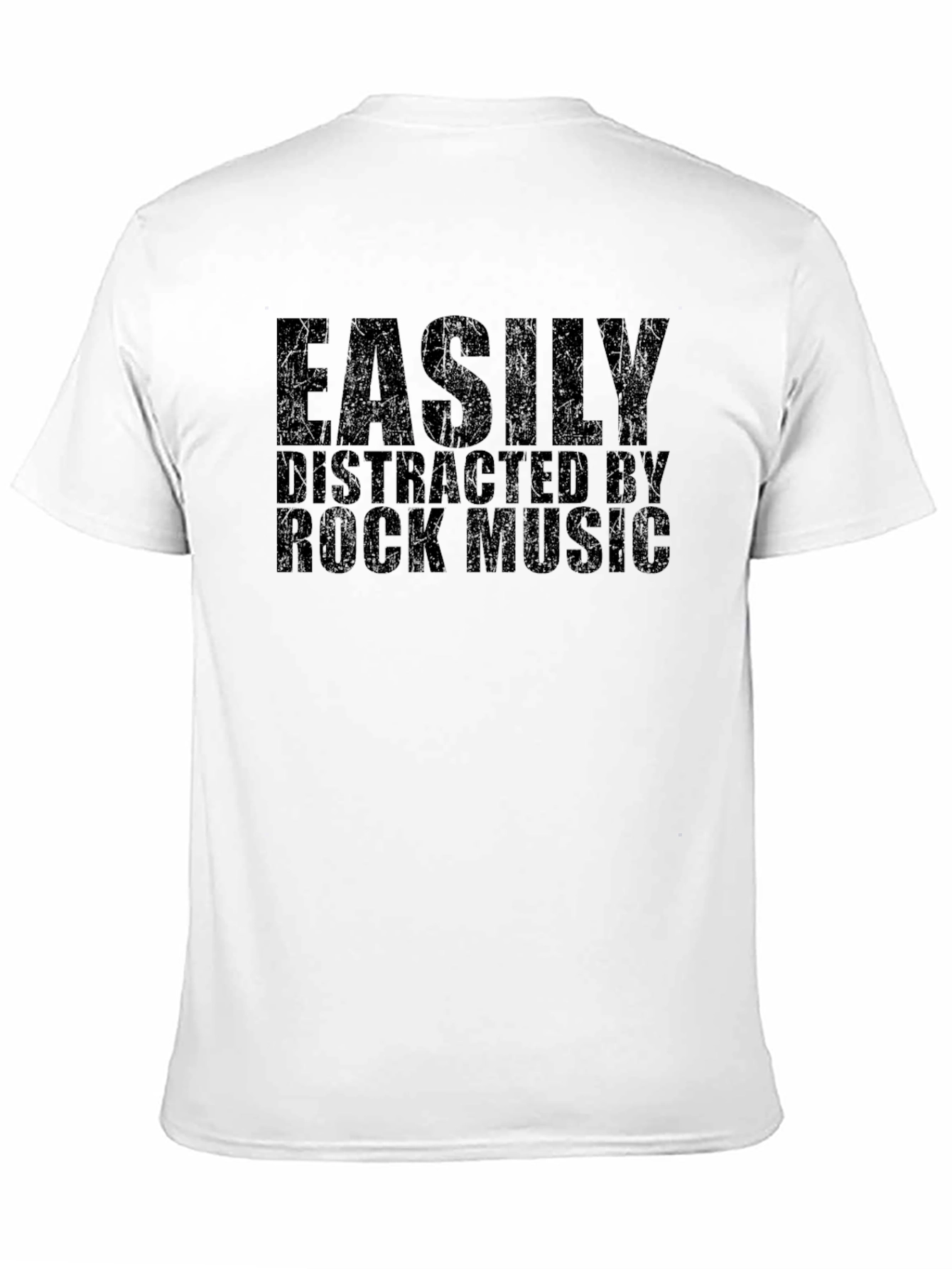 Easily Distracted by Rock Music Graphic Tee