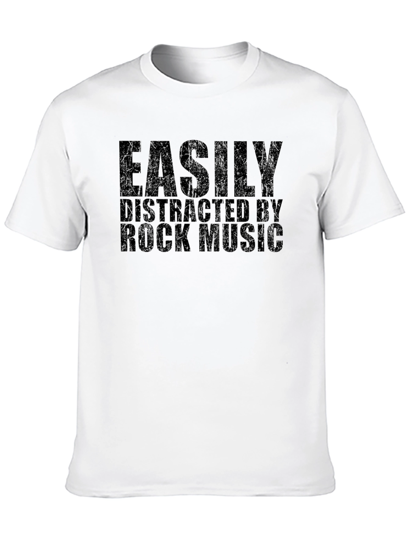 Easily Distracted by Rock Music Graphic Tee
