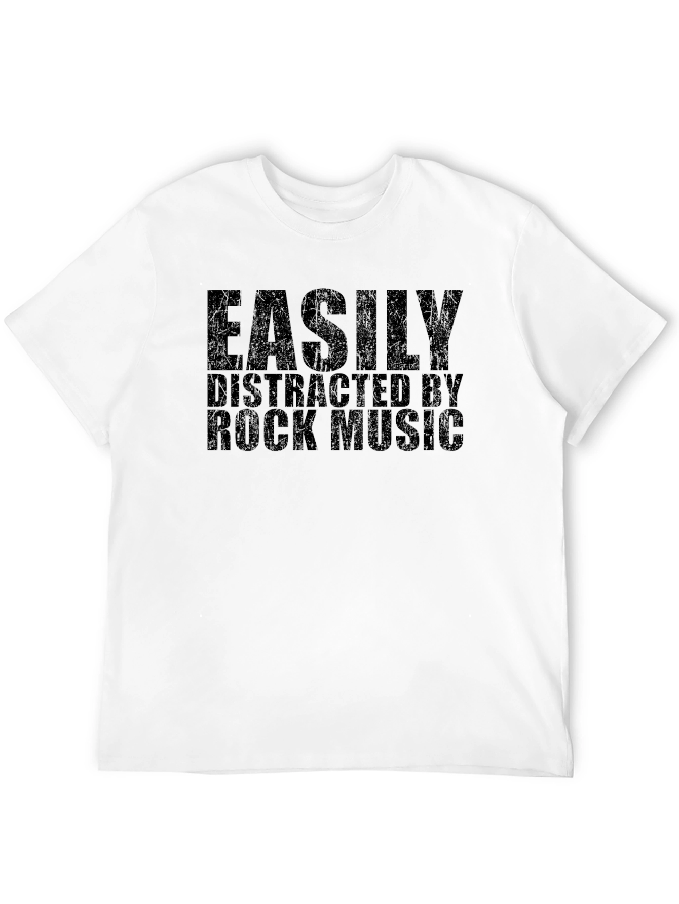 Easily Distracted by Rock Music Graphic Tee