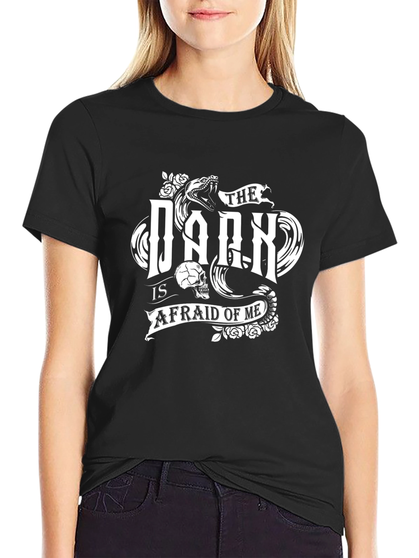 The Dark Is Afraid of Me Graphic Tee