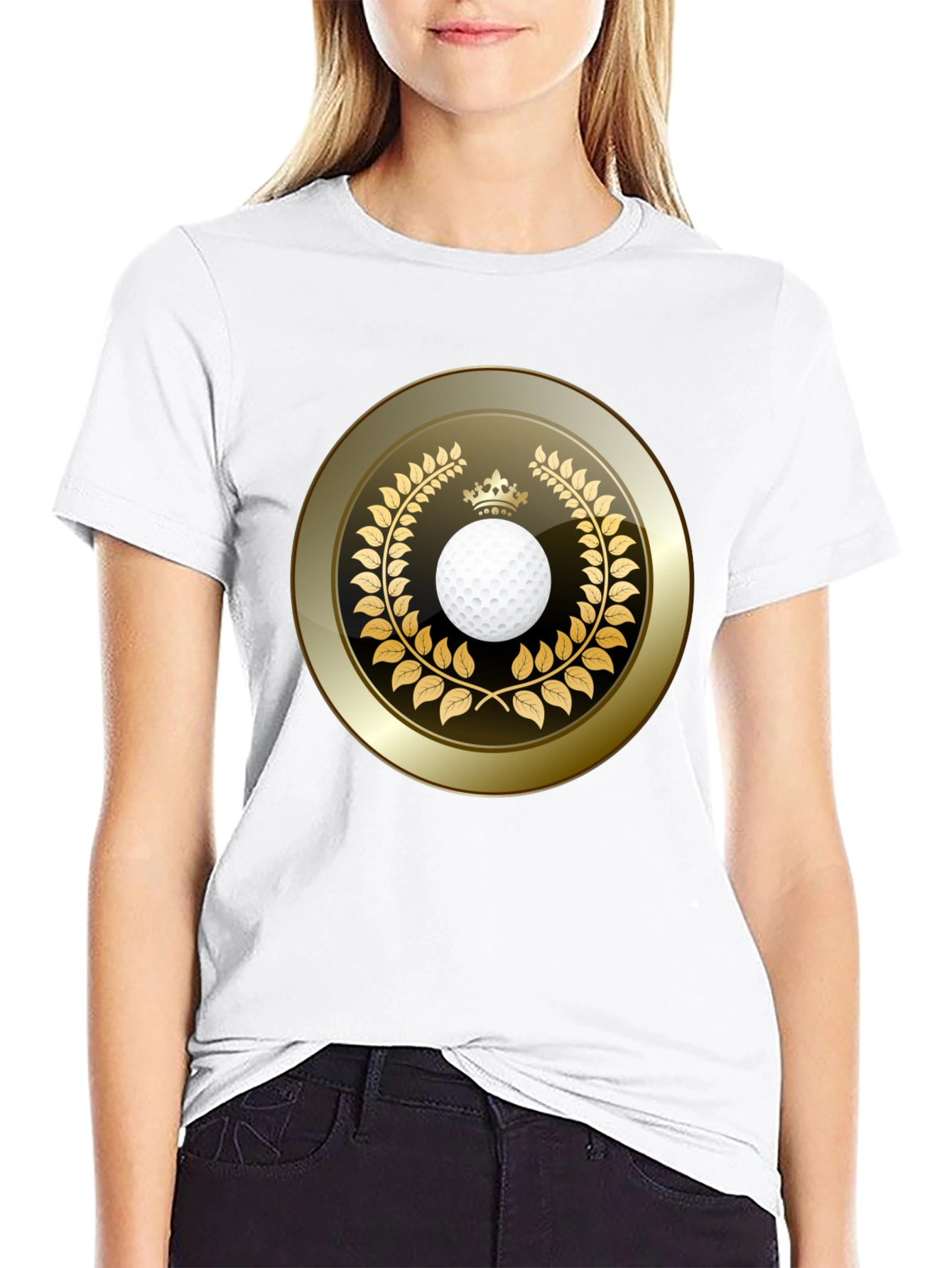 Golf Ball Crown Laurel T-Shirt