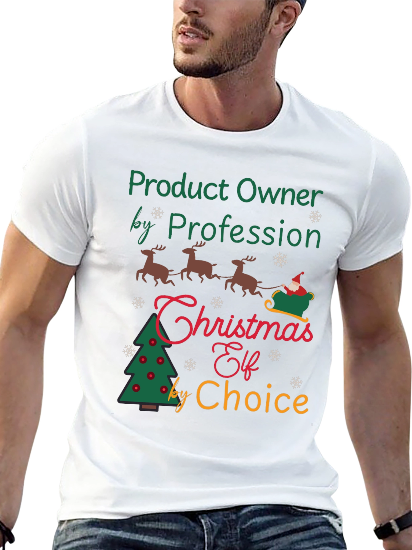 Product Owner Christmas Elf T-Shirt