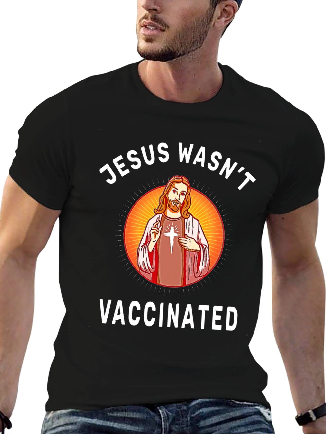 Jesus Wasnt Vaccinated T-Shirt
