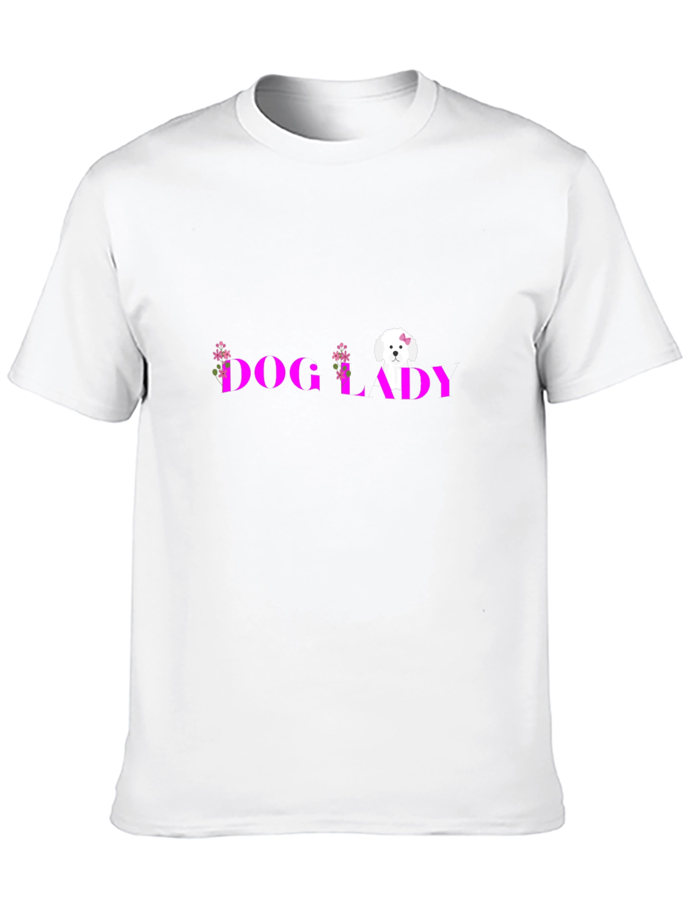 Dog Lady Black Graphic Tee