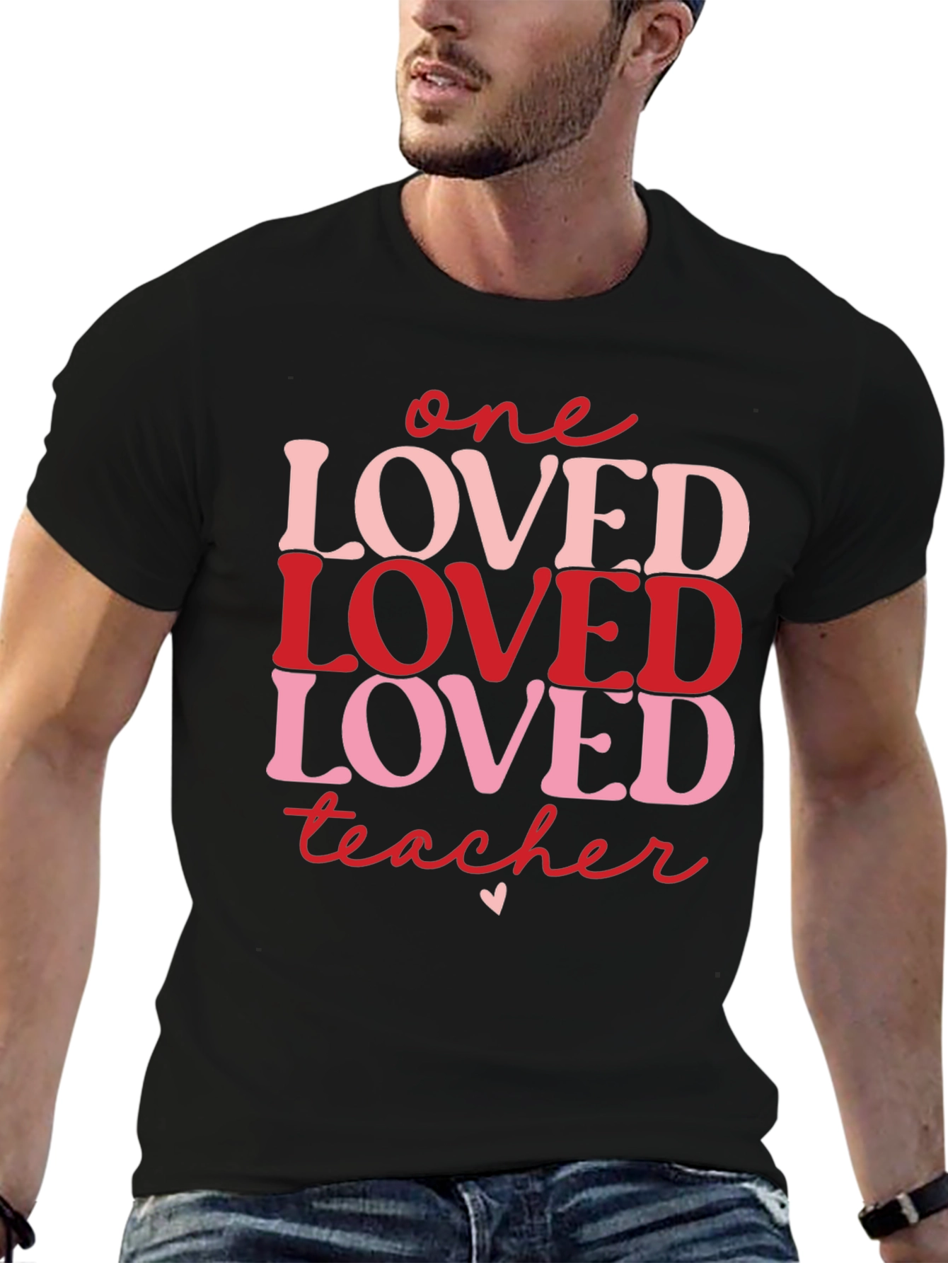 One Loved Teacher Valentines Day T-Shirt