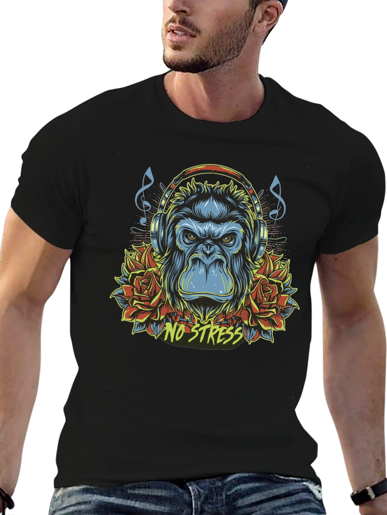 No Stress Gorilla T-Shirt